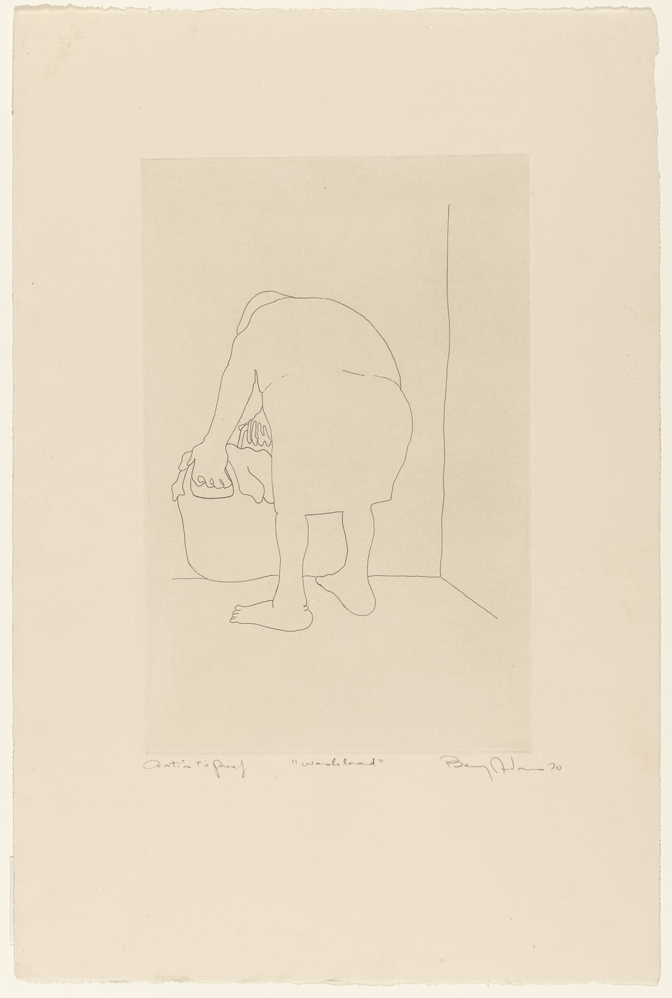 Benny Andrews. Washload. 1970