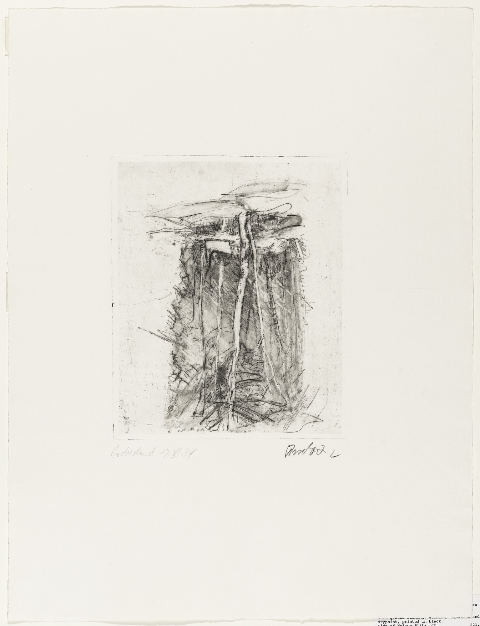 Georg Baselitz. Trees (Bäume)
