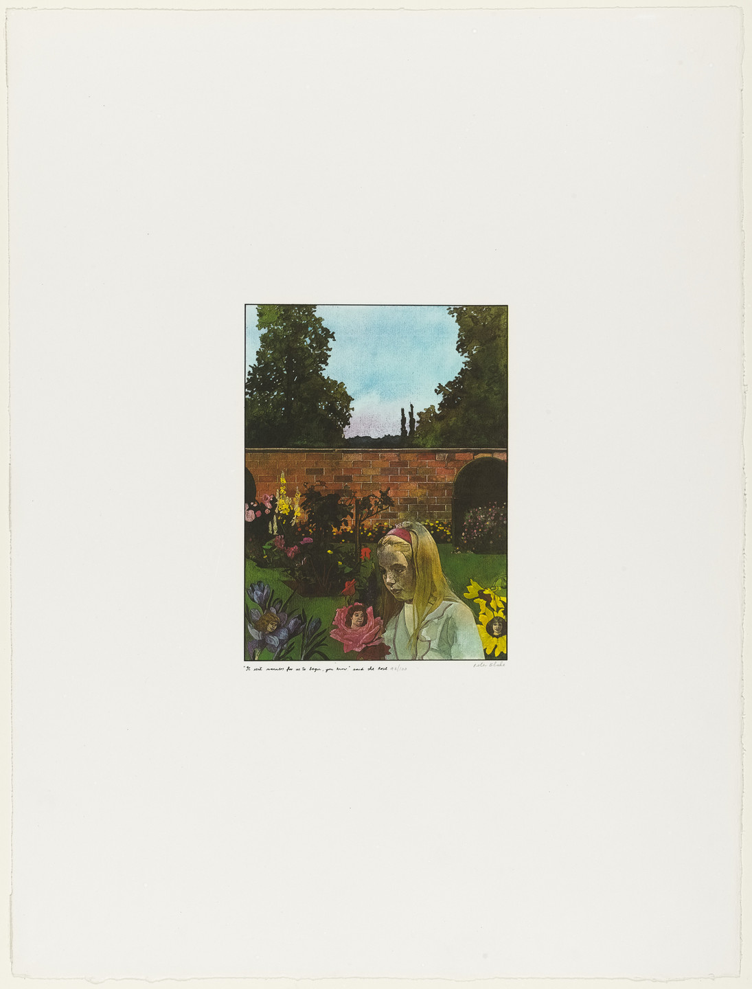 Peter Blake. Alice Through the Looking Glass. (1972)