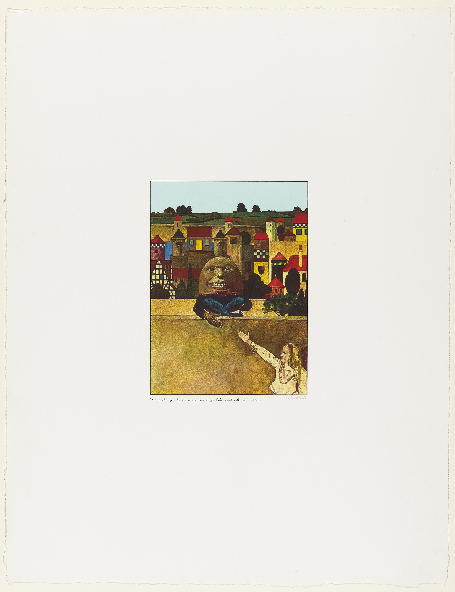 Peter Blake. Alice Through the Looking Glass