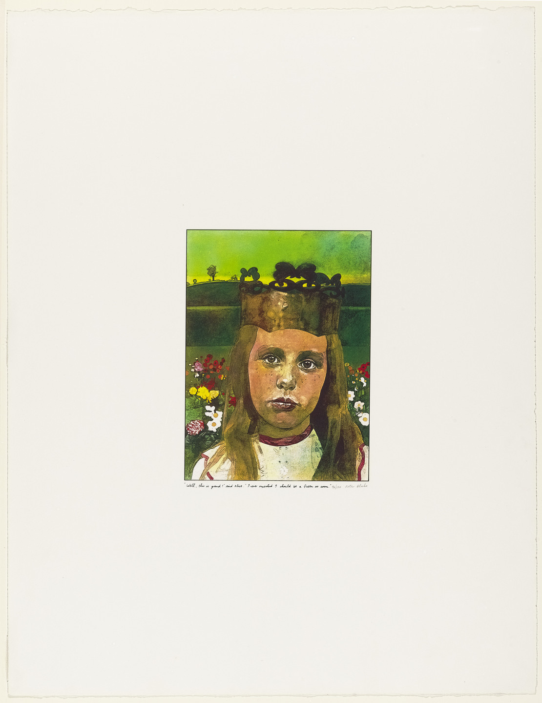 Peter Blake. Alice Through the Looking Glass. (1972)
