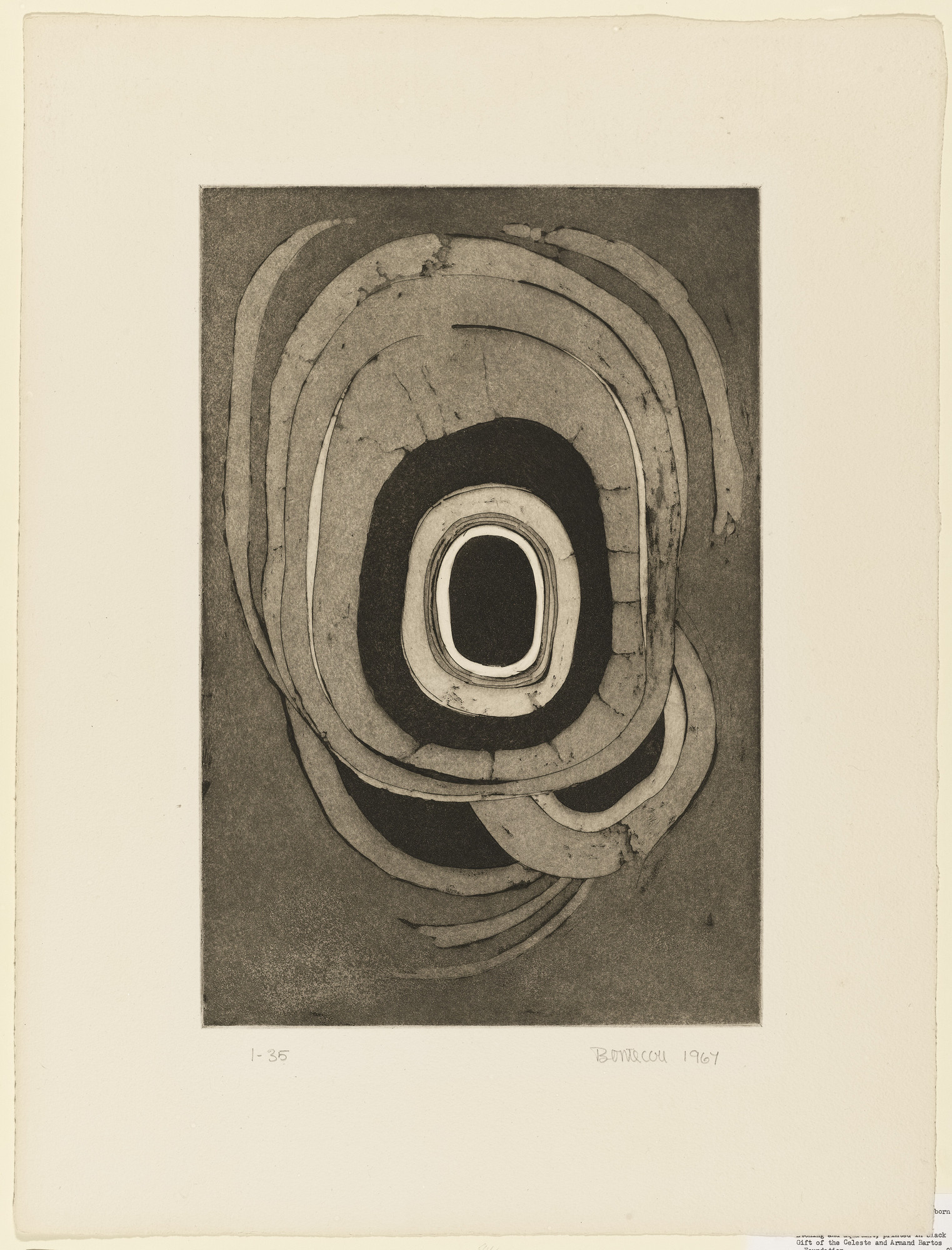 Lee Bontecou. Etching One