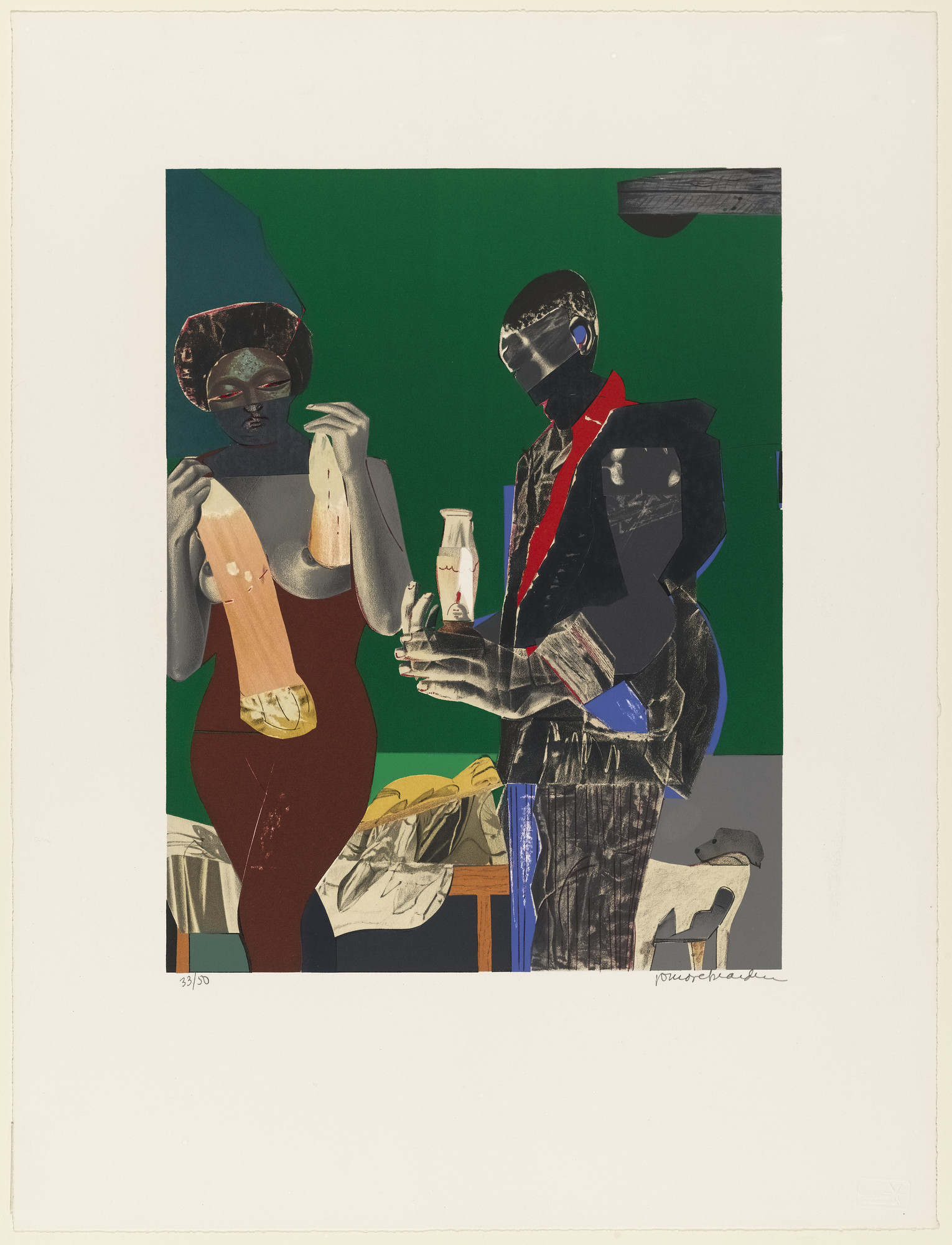 Romare Bearden. Before the First Whistle