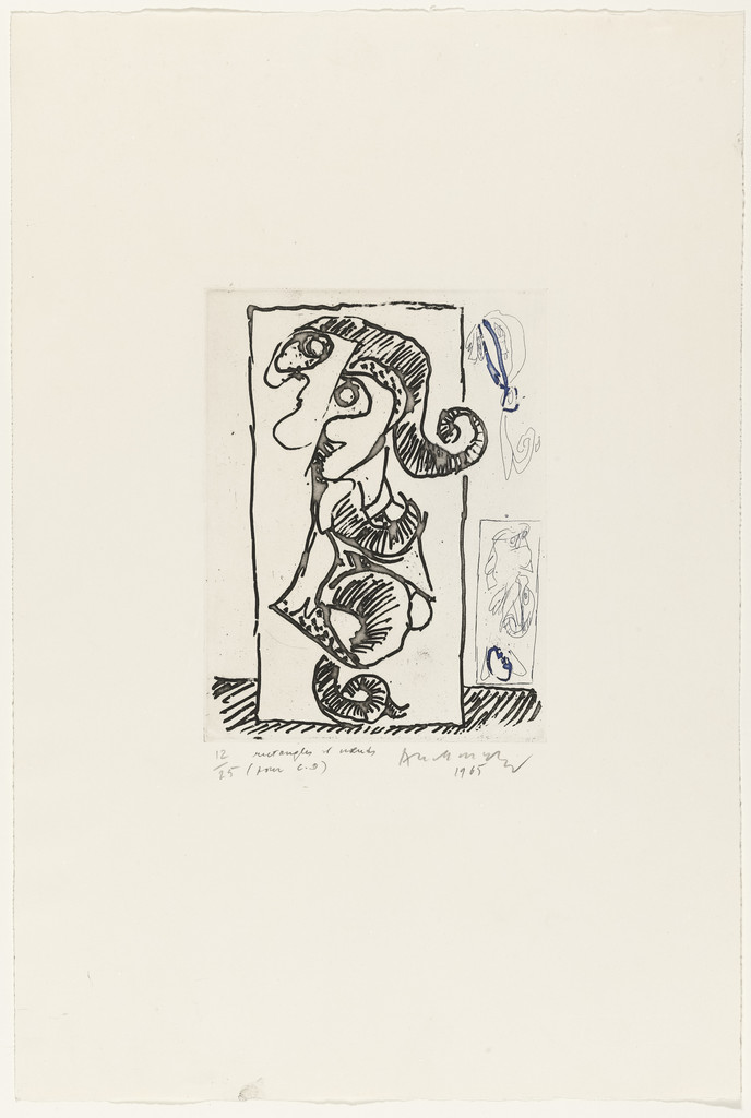 Rectangles and Knots (Rectangles et noeuds) from the book Paroles Peintes II