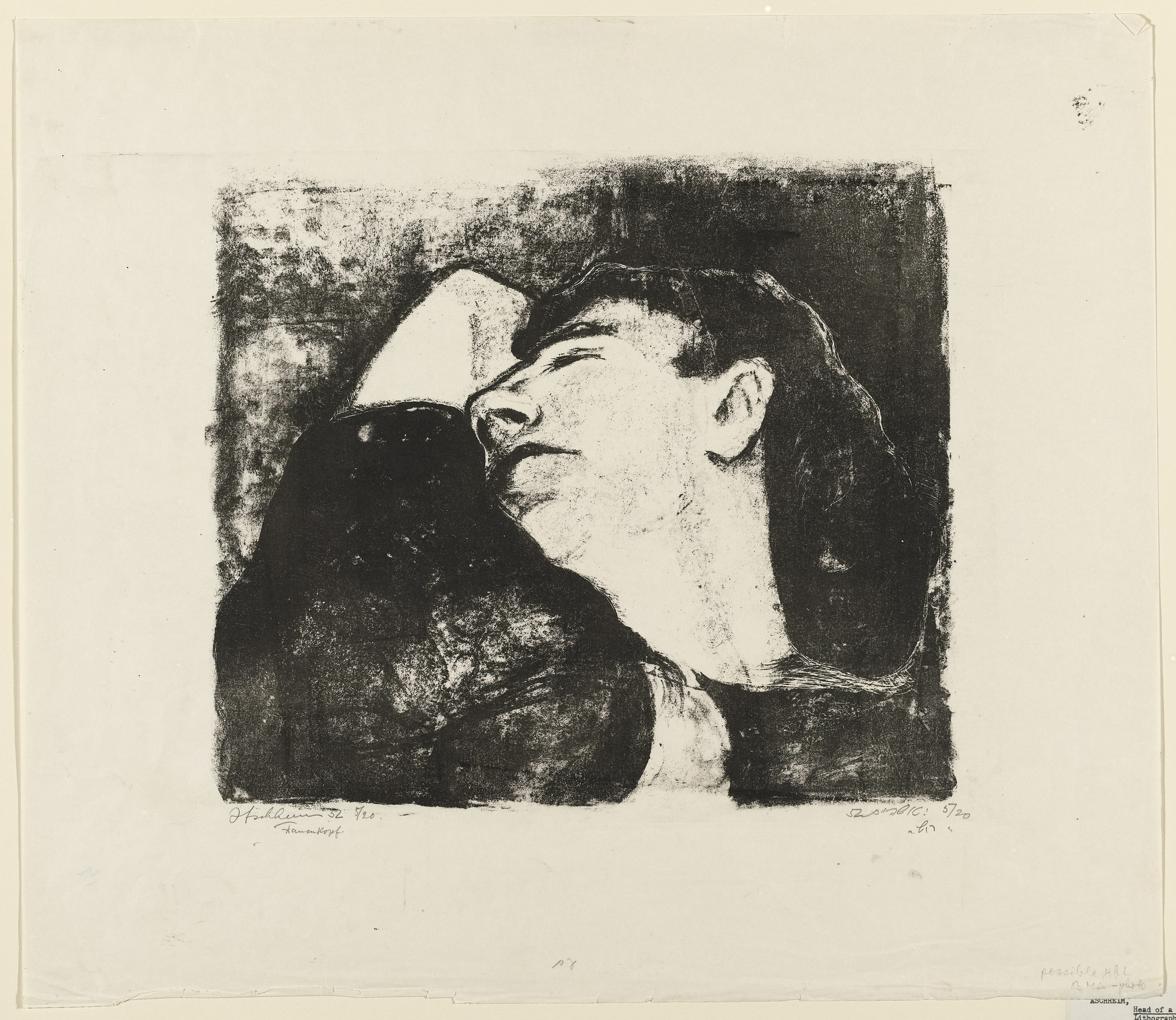 Isidora Aschheim. Head of a Woman
