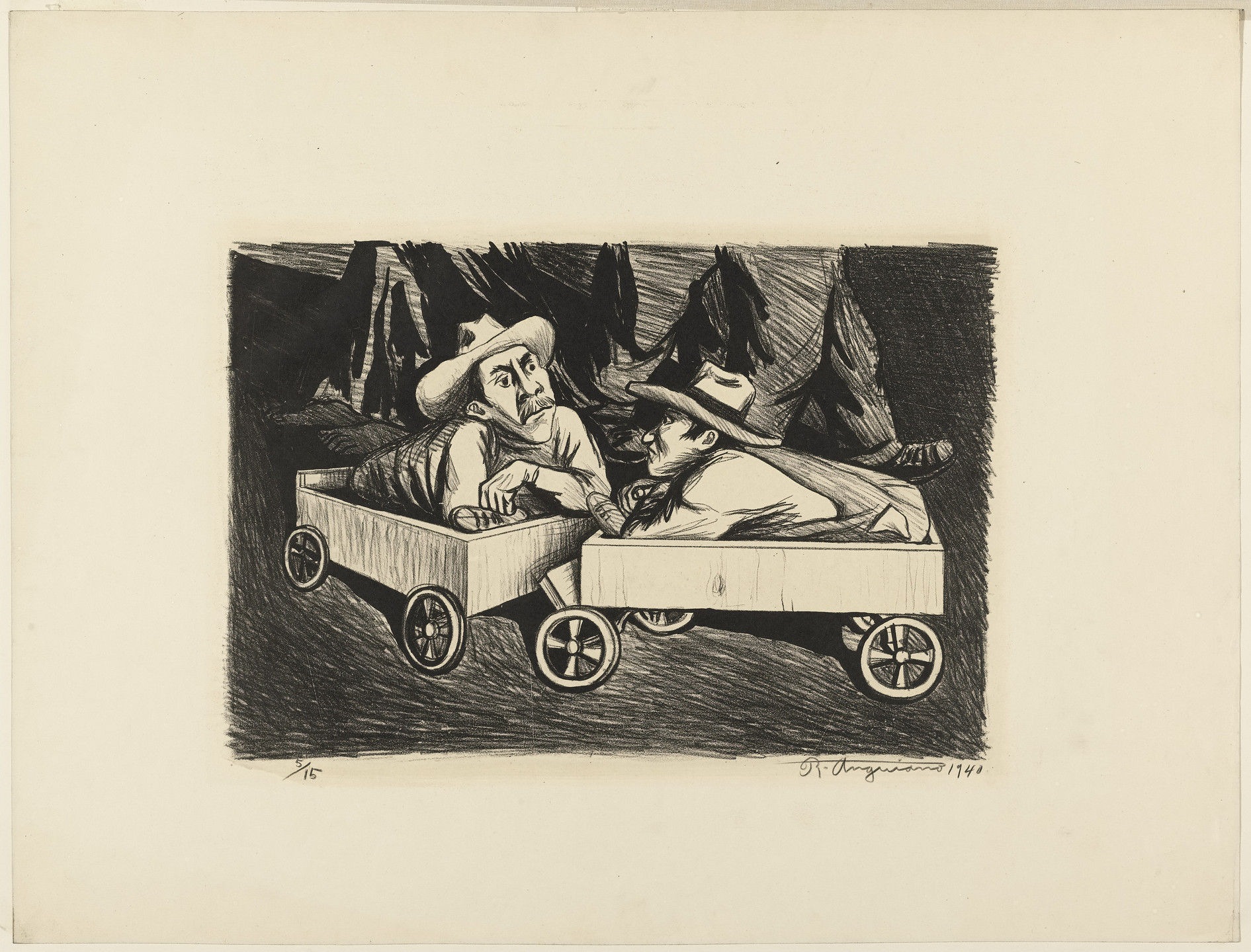 Raúl Anguiano. The Cripples (Lisiados). 1940
