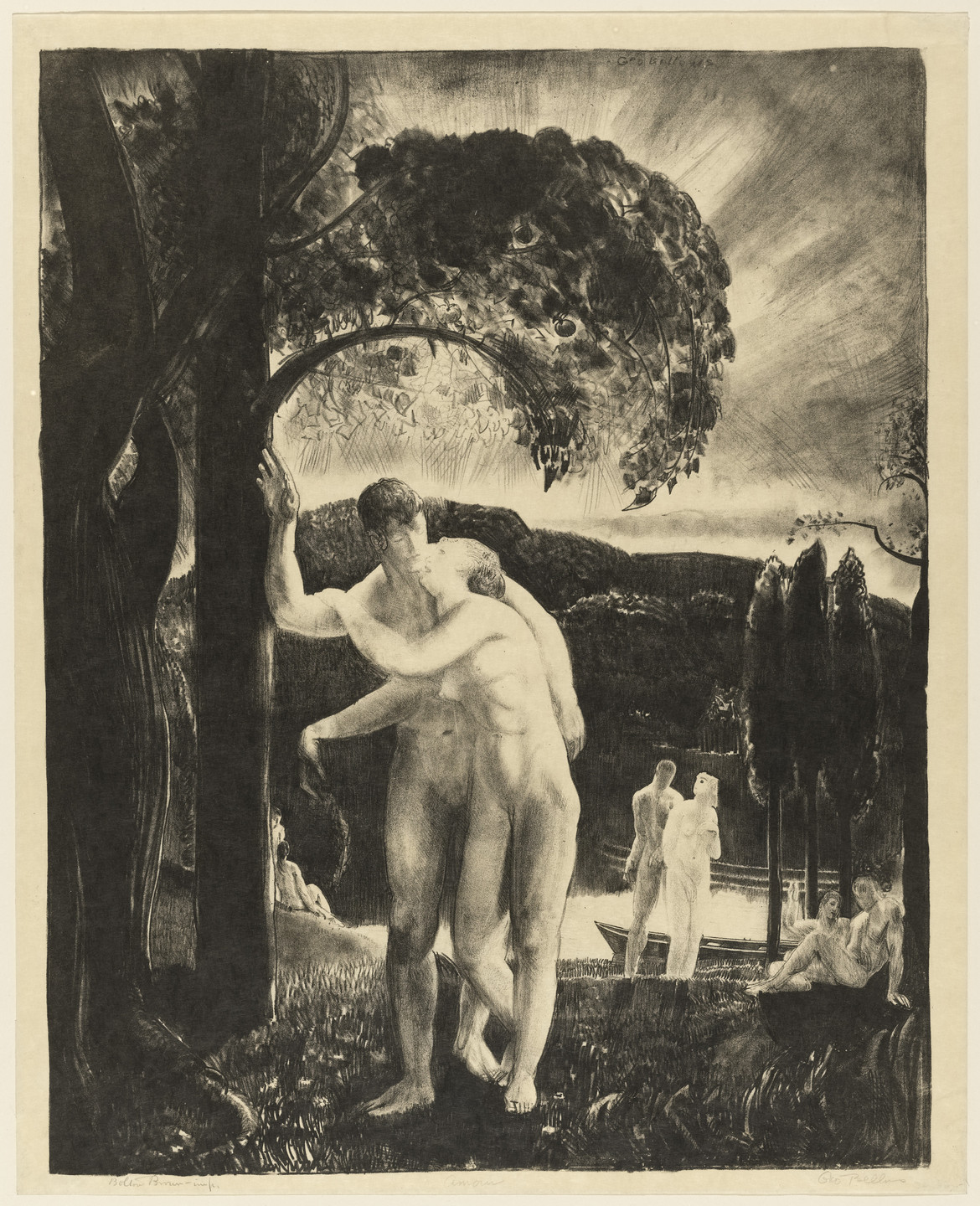 George Bellows. Amour. 1923