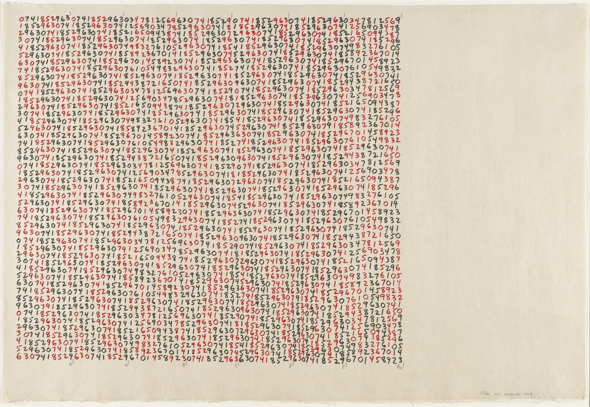 Mel Bochner. Range