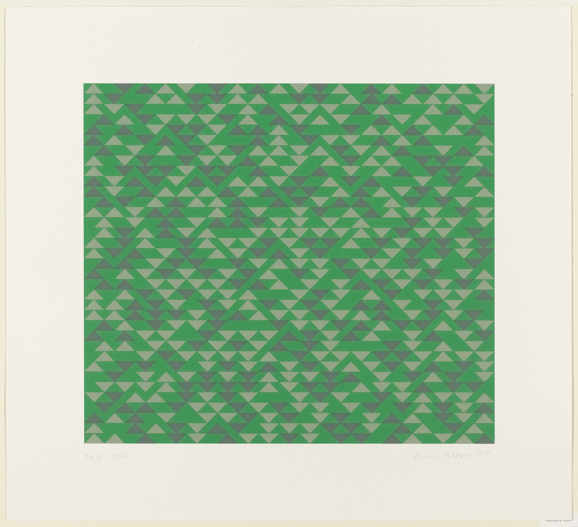 Anni Albers. TR II. 1970 | MoMA