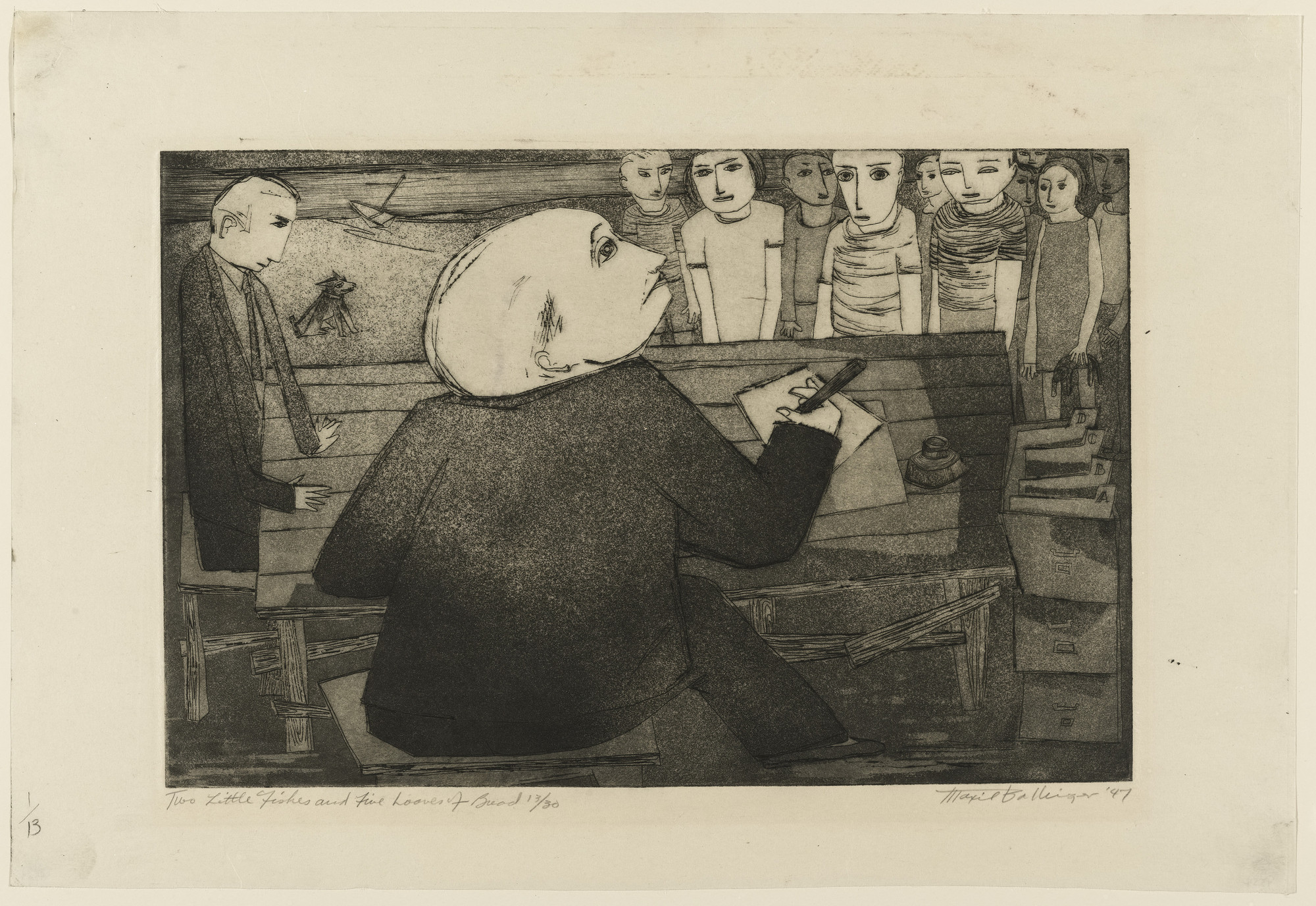 R. Maxil Ballinger. Two Little Fishes and Five Loaves of Bread. (1947)