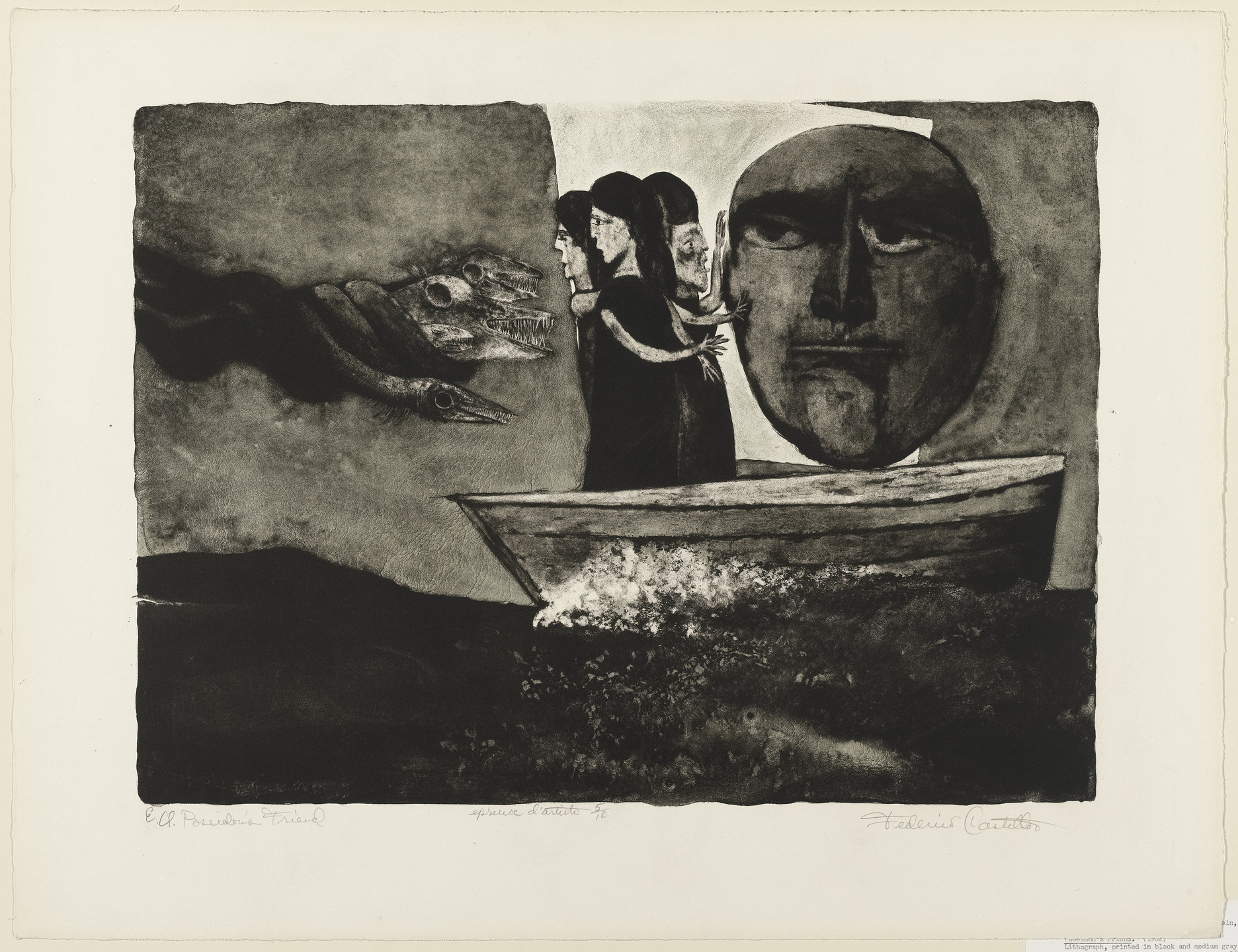 Federico Castellon. Poseidon&#39;s Friend. 1963