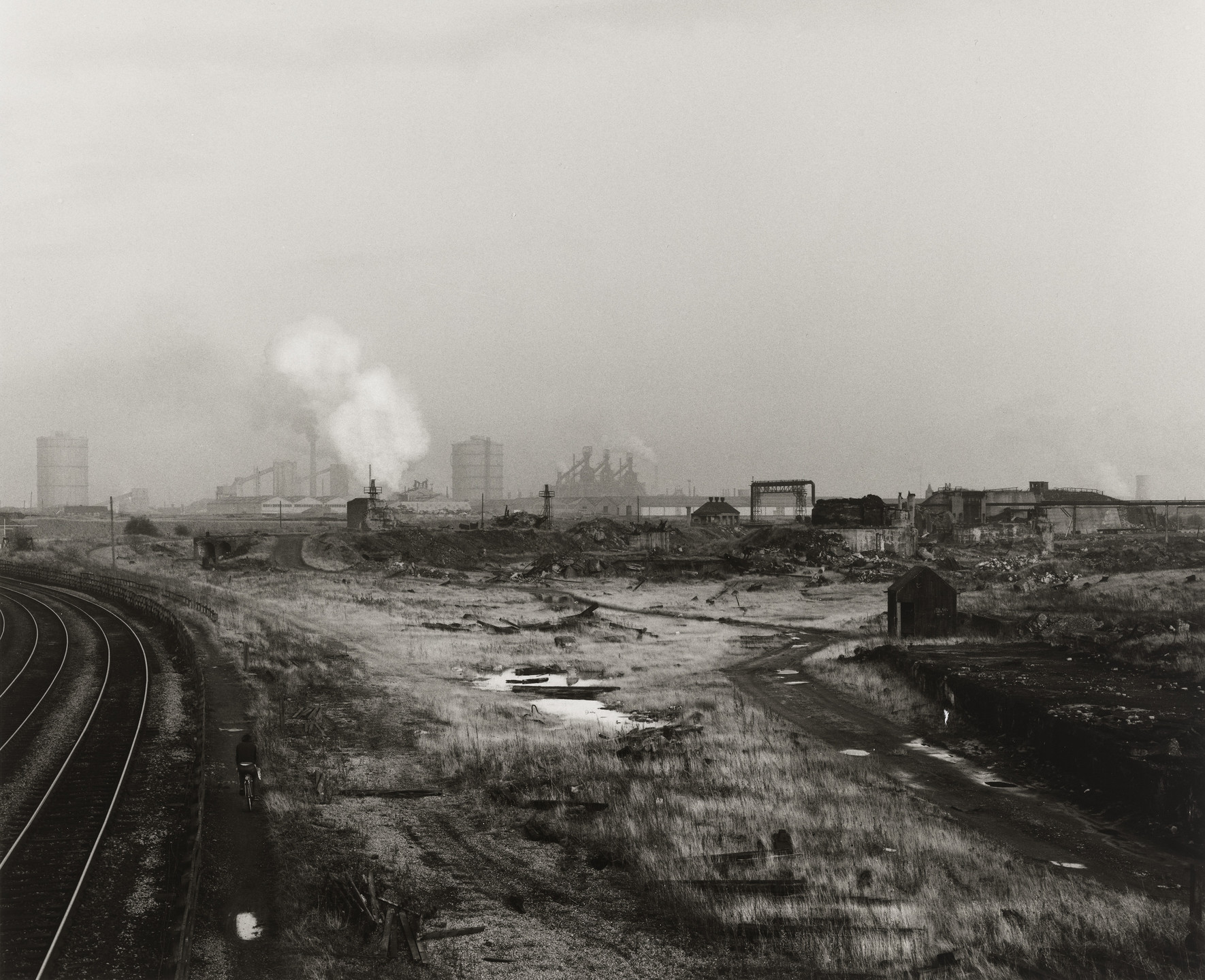 Graham Smith. Black Path, Looking Towards South Bank, Middlesborough. 1982
