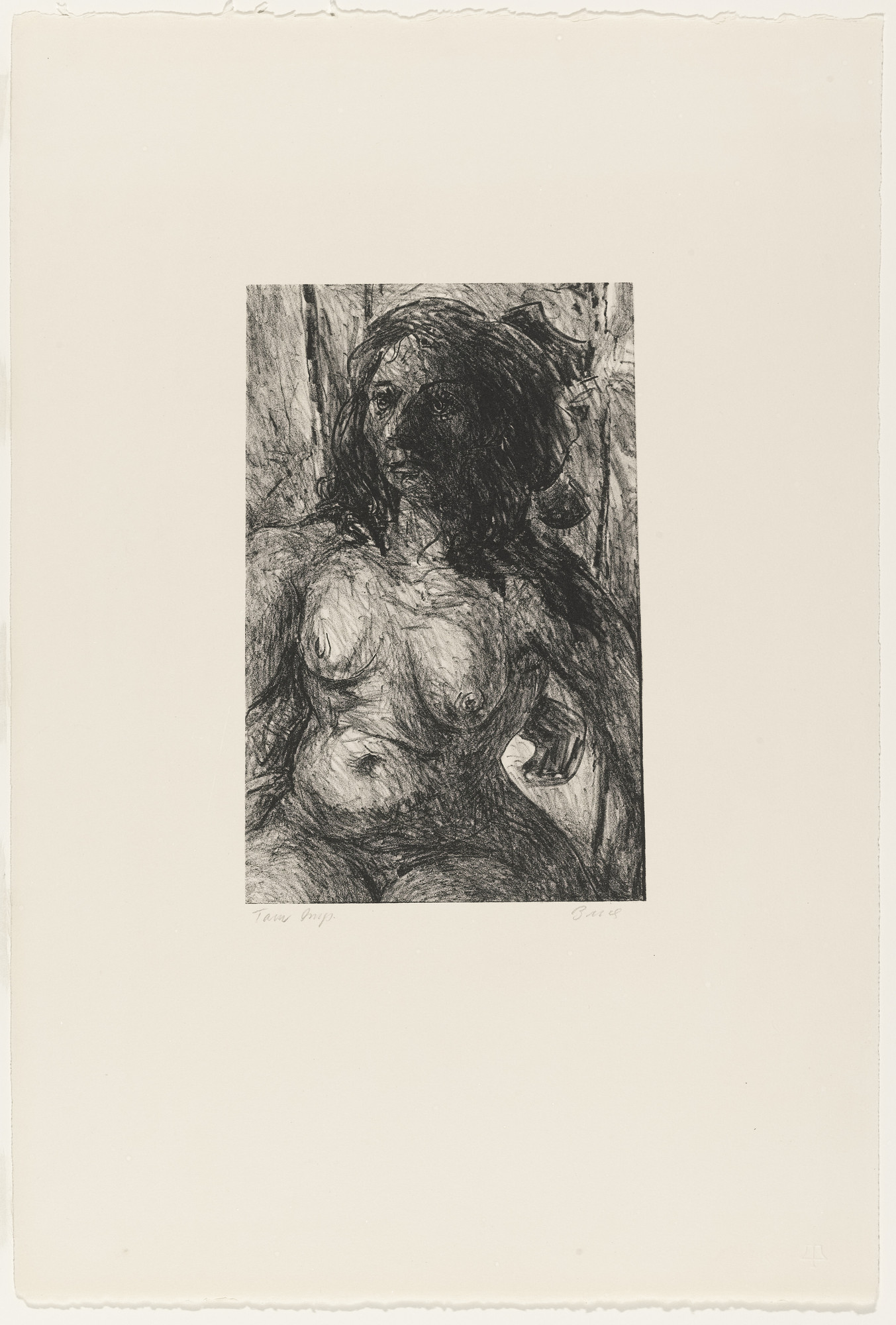 William Brice. Female Figure