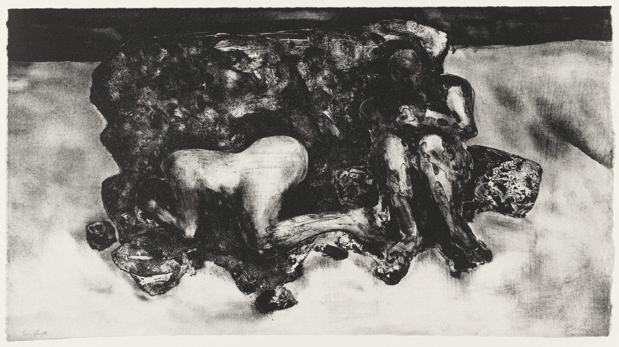 William Brice. Figures in Landscape
