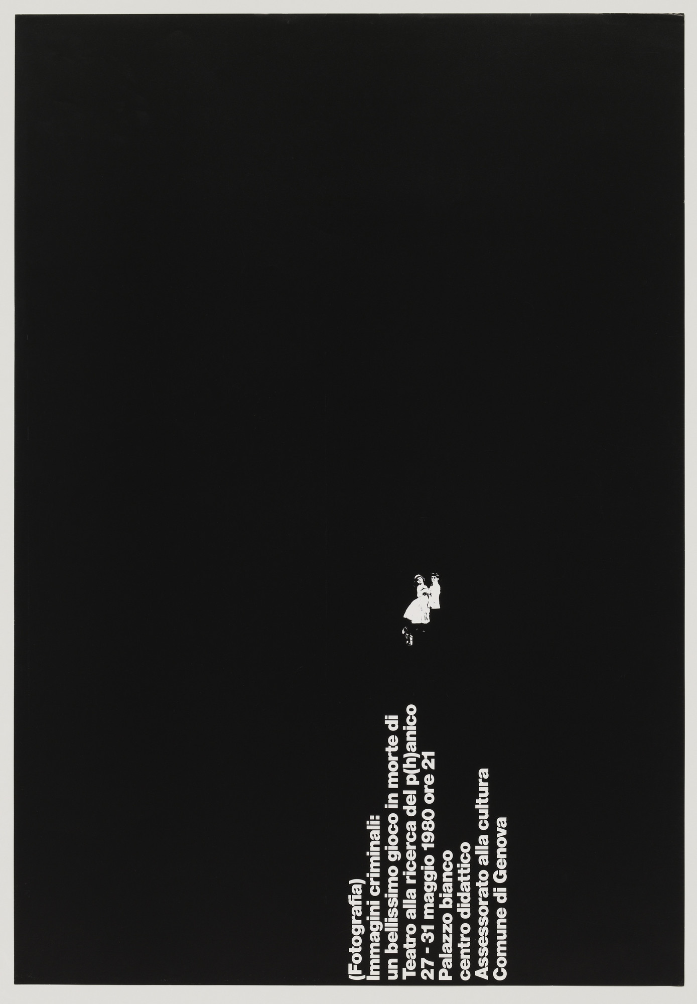 A. G. Fronzoni. Fotografia. Immagini Criminali: un Bellissimo Gioco in Morte di, Teatro del P(h)anico