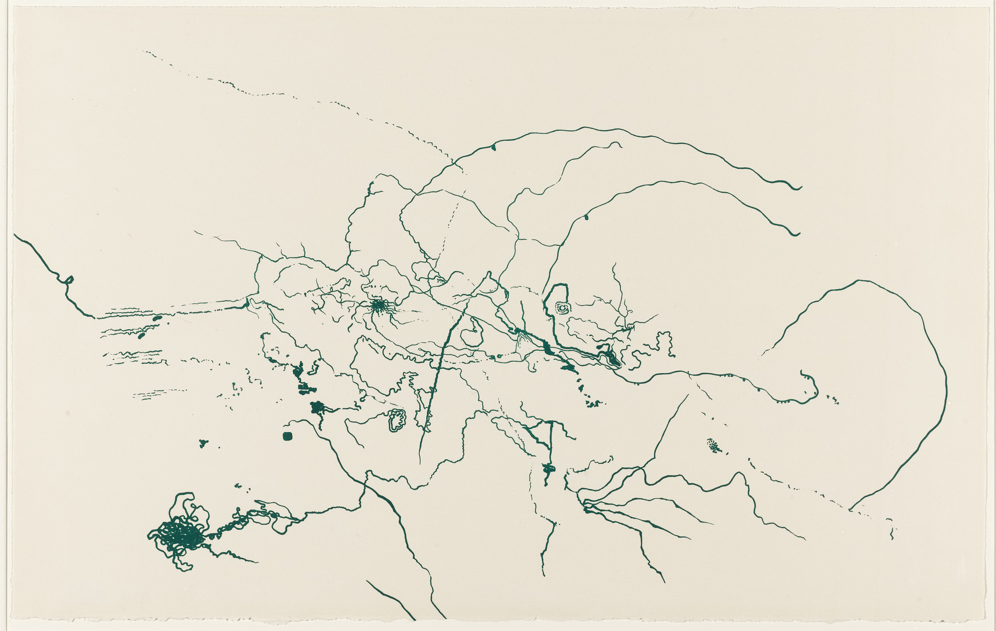 Bruce Conner. Green Line