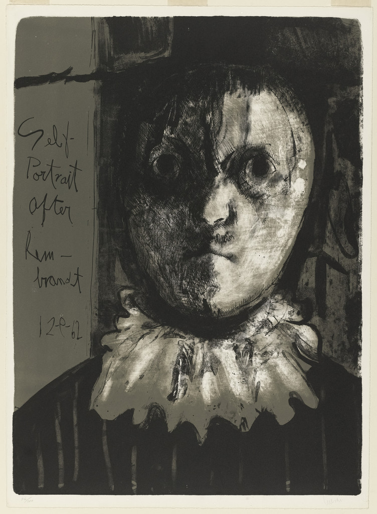 Self-Portrait after Rembrandt (plate, folio 15) from Recollections of Childhood