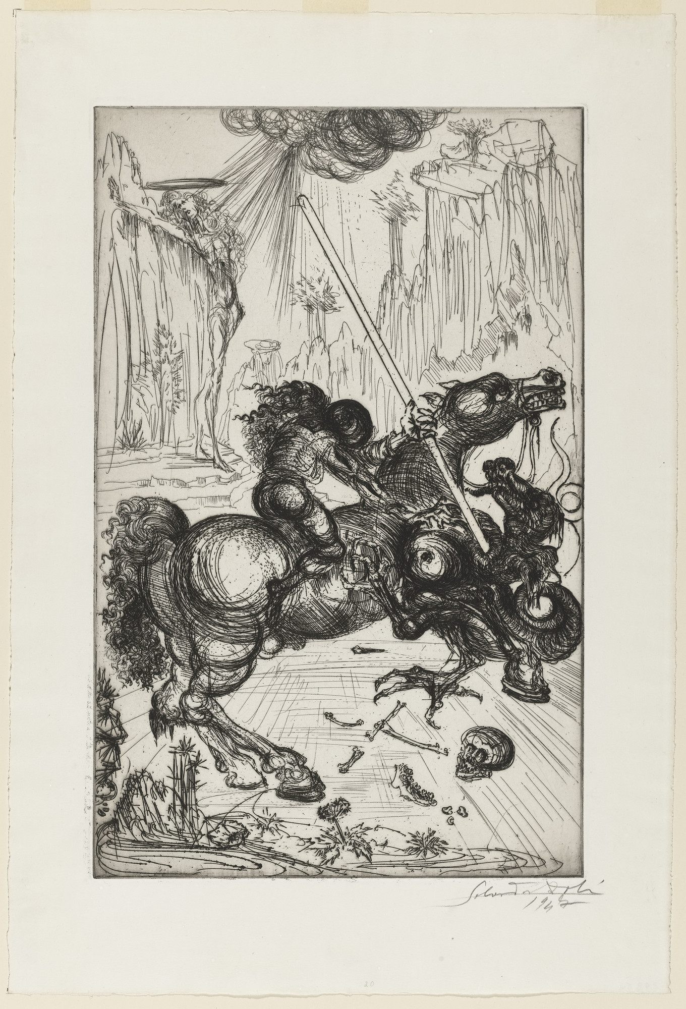 Salvador Dalí. St. George and the Dragon. 1947 | MoMA