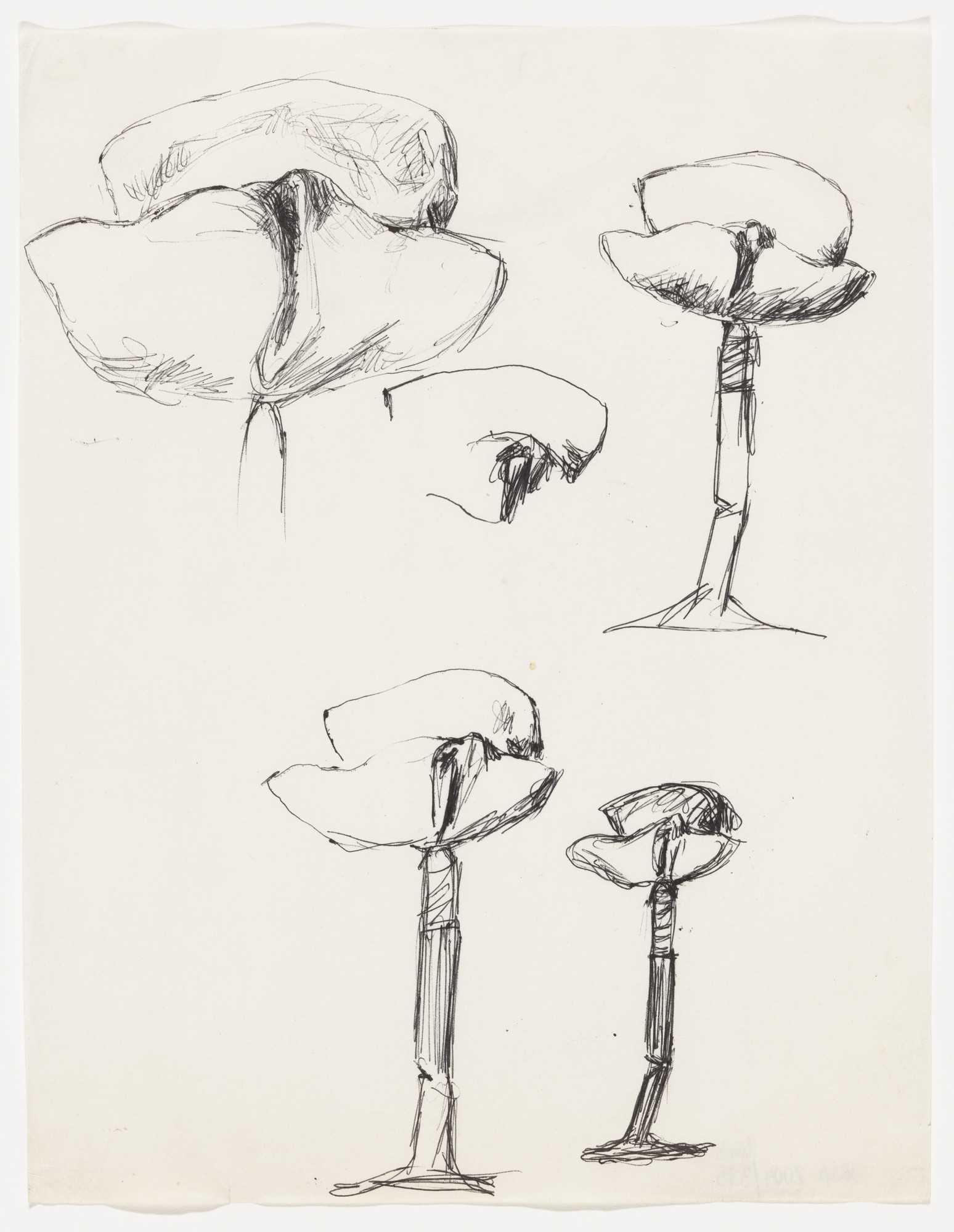 Alina Szapocznikow. Untitled (Studies for a "Bouquet-like" Sculptural Form)