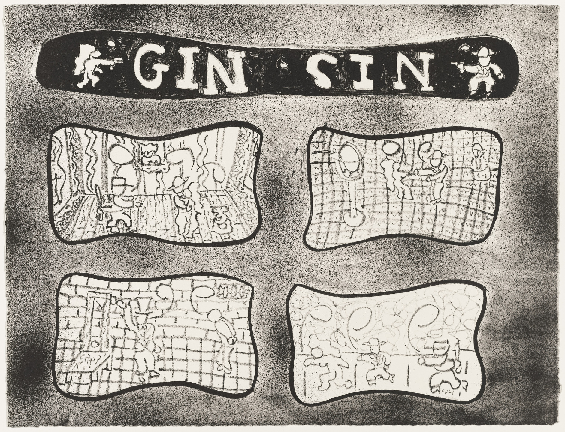 William Copley. Gin Sin. 1964