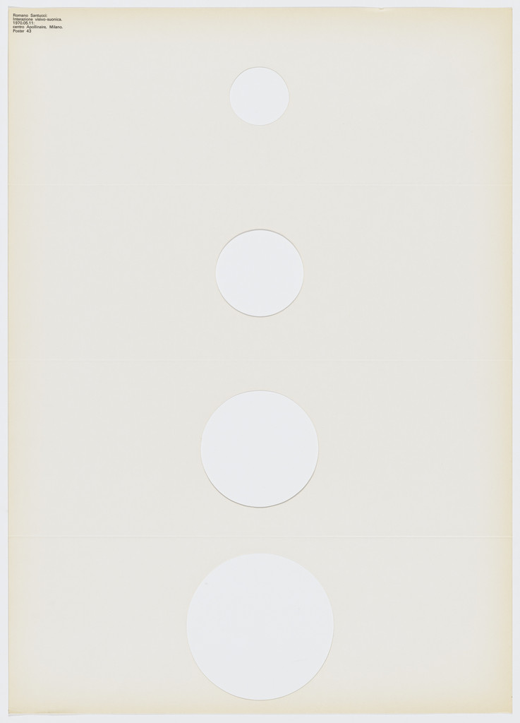 Romano Santucci (Internazione Visivo-Suonica), poster 43