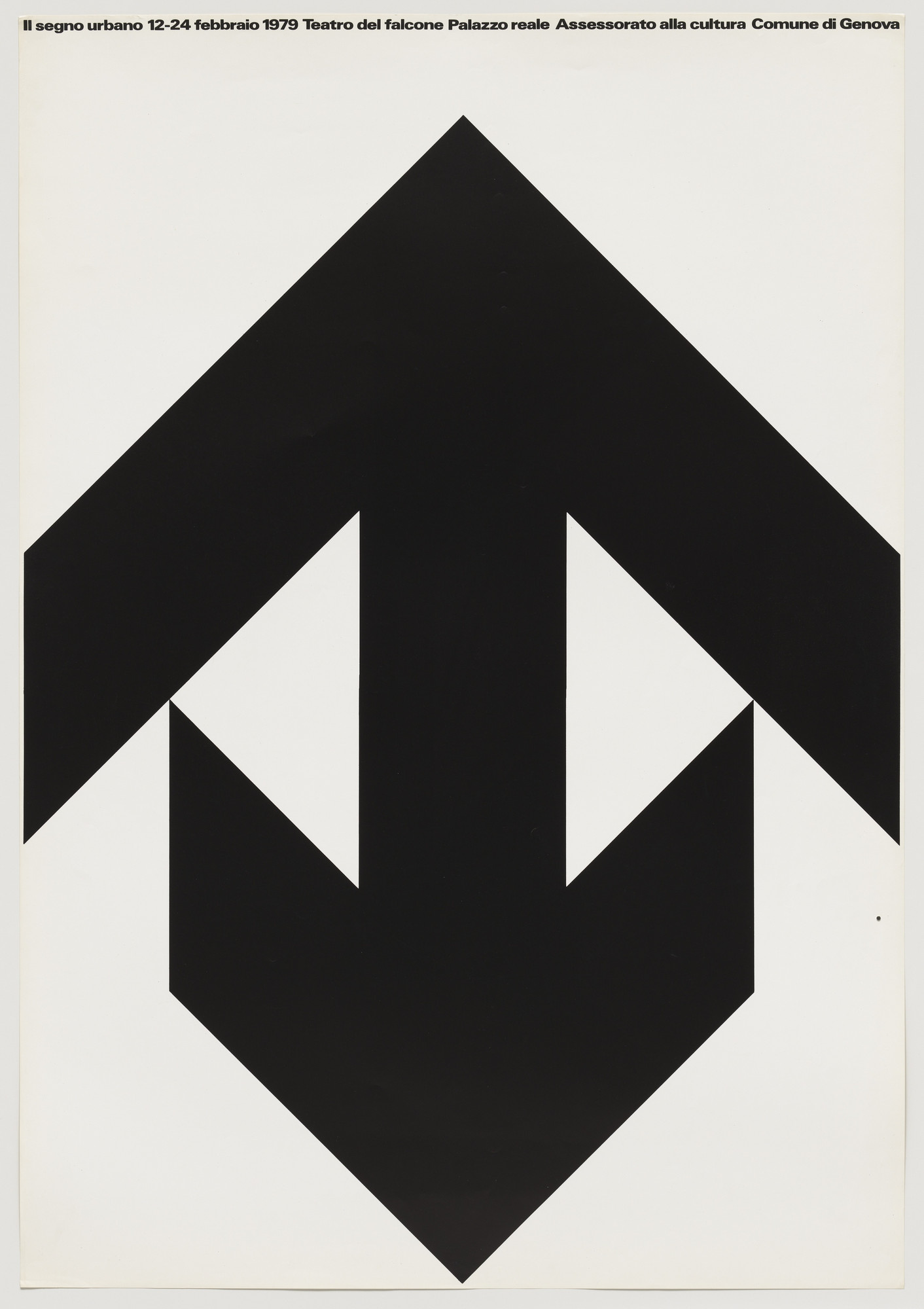 A. G. Fronzoni. Il Segno Urbano (The Urban Sign)