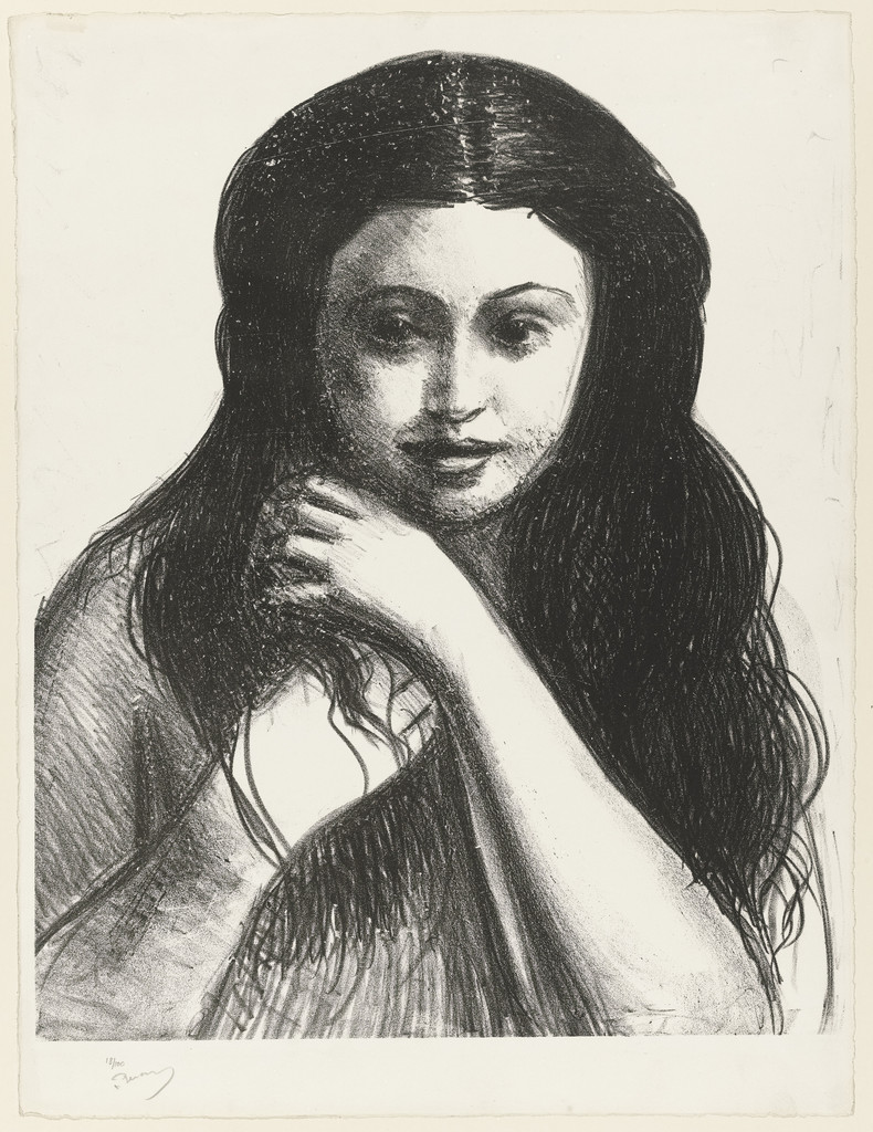 Head of a Girl With Black Hair (Femme avec cheveux noir) from Metamorphoses