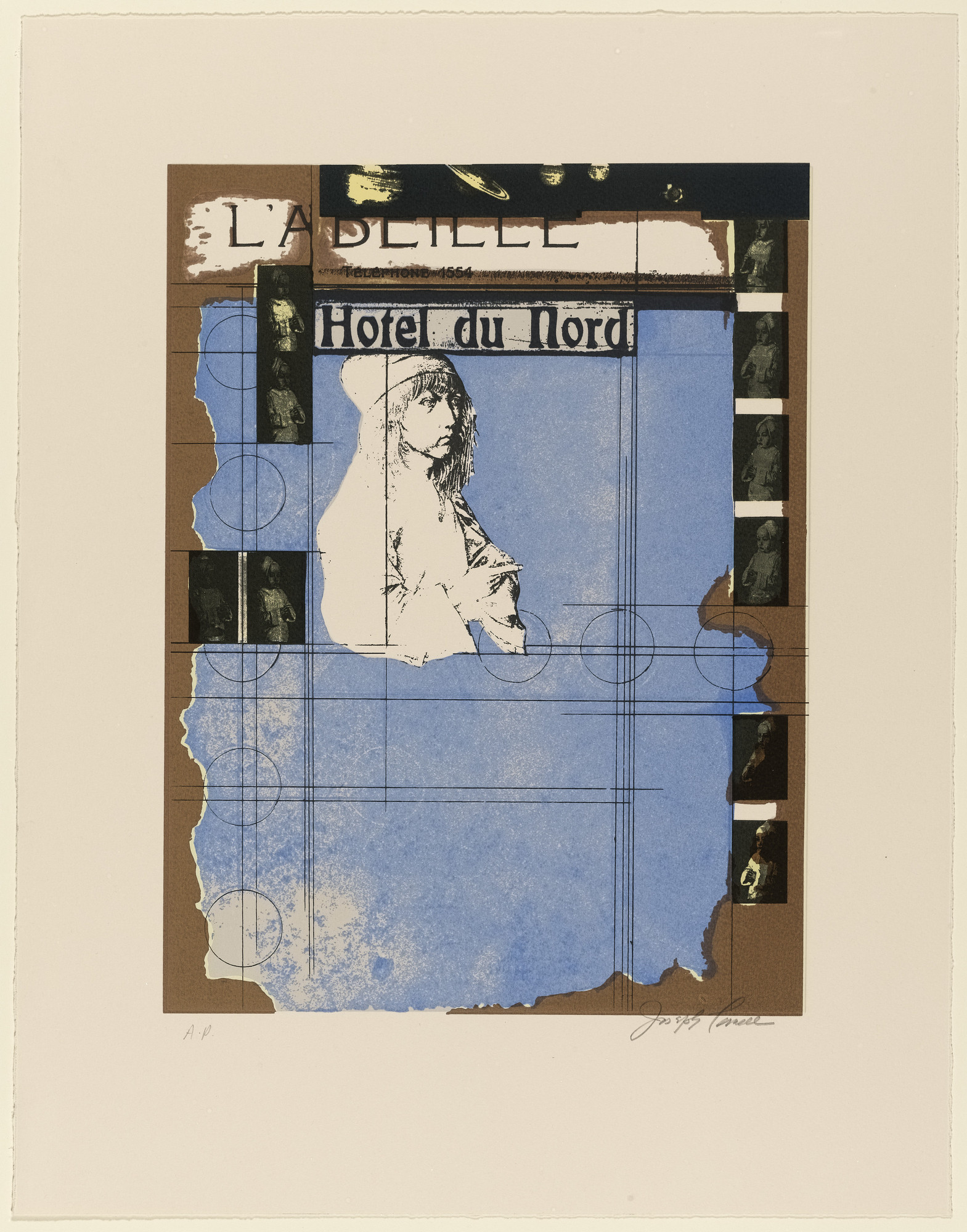 Joseph Cornell Untitled Hotel Du Nord From Prints For Phoenix House 1972 Moma