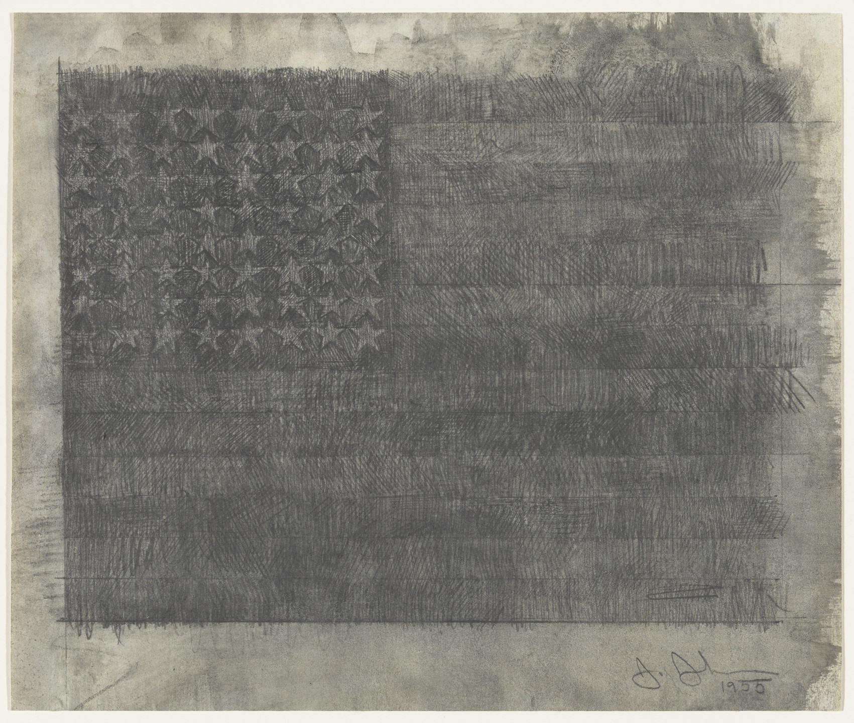 Jasper Johns. Flag. 1955