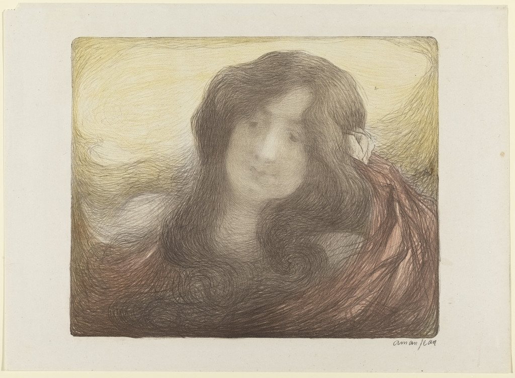 Young Girl with Long Hair