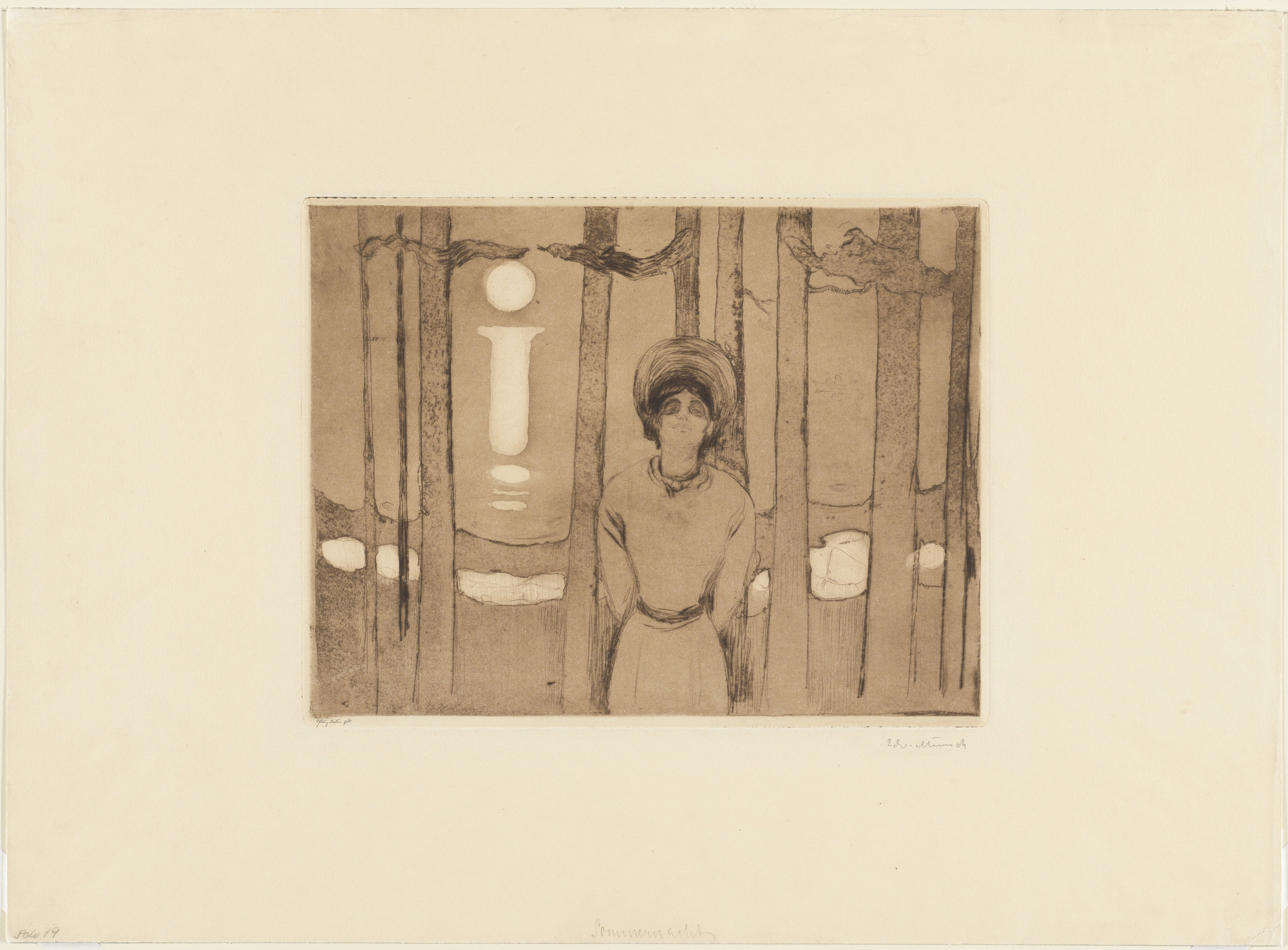 Edvard Munch. Summer Night. The Voice ( Sommernatt. Stemmen