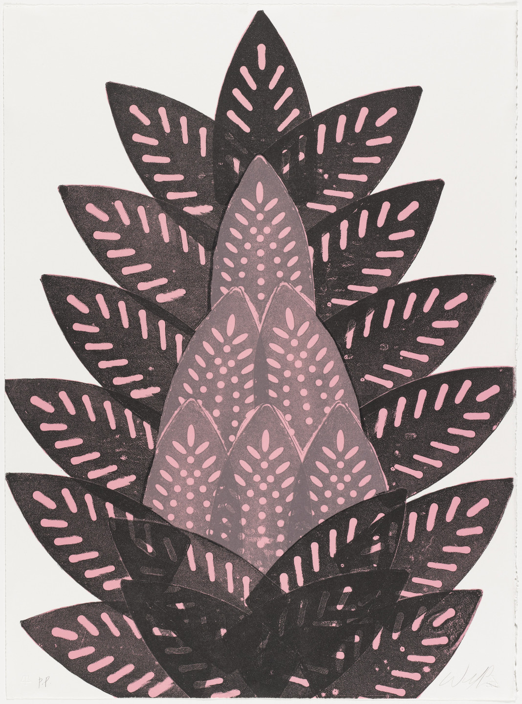 Willie Cole. Pressed Iron Bud. 2005