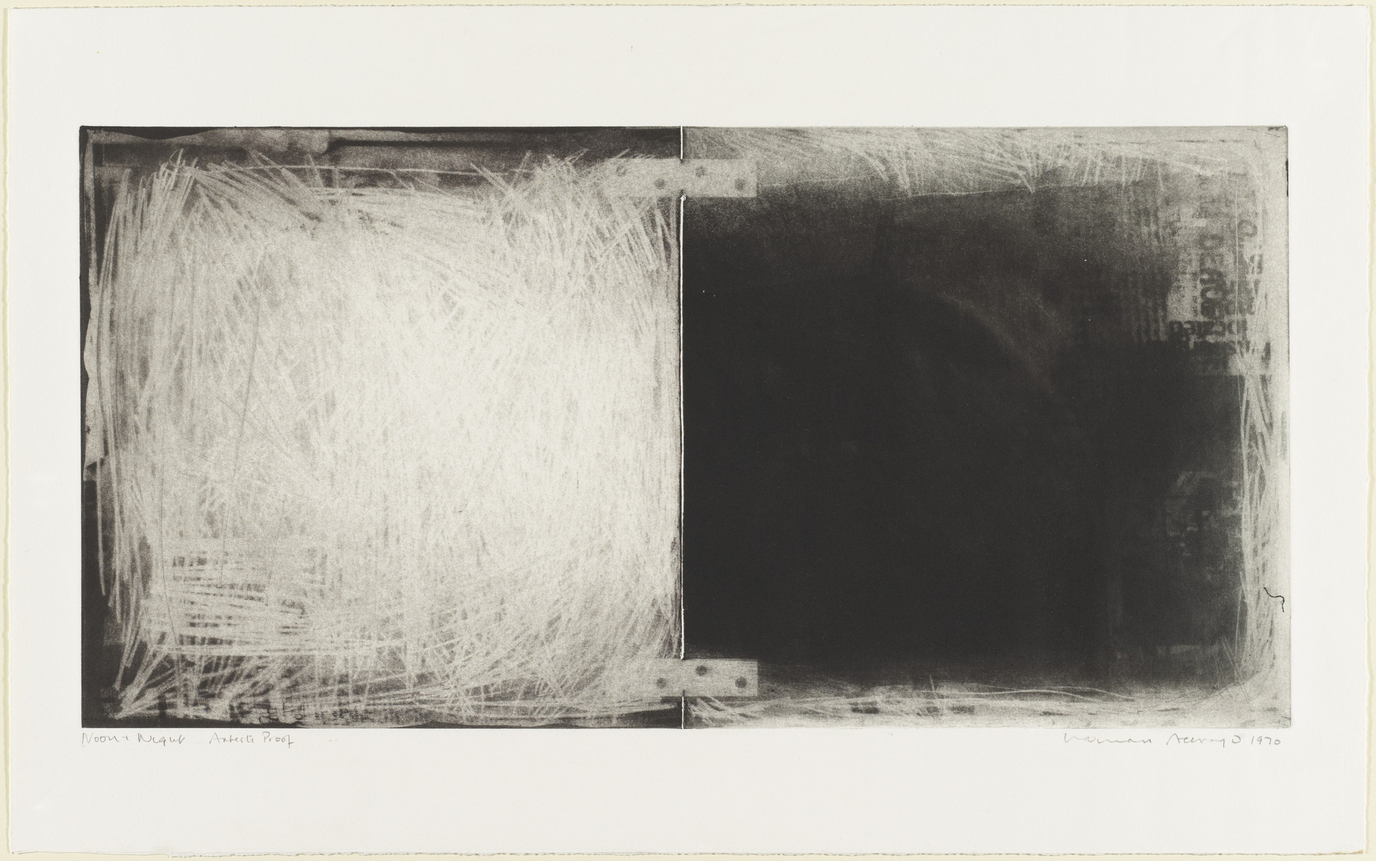 Norman Ackroyd. Noon and Night. 1970