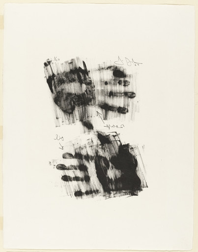 Jasper Johns. Hand. 1963