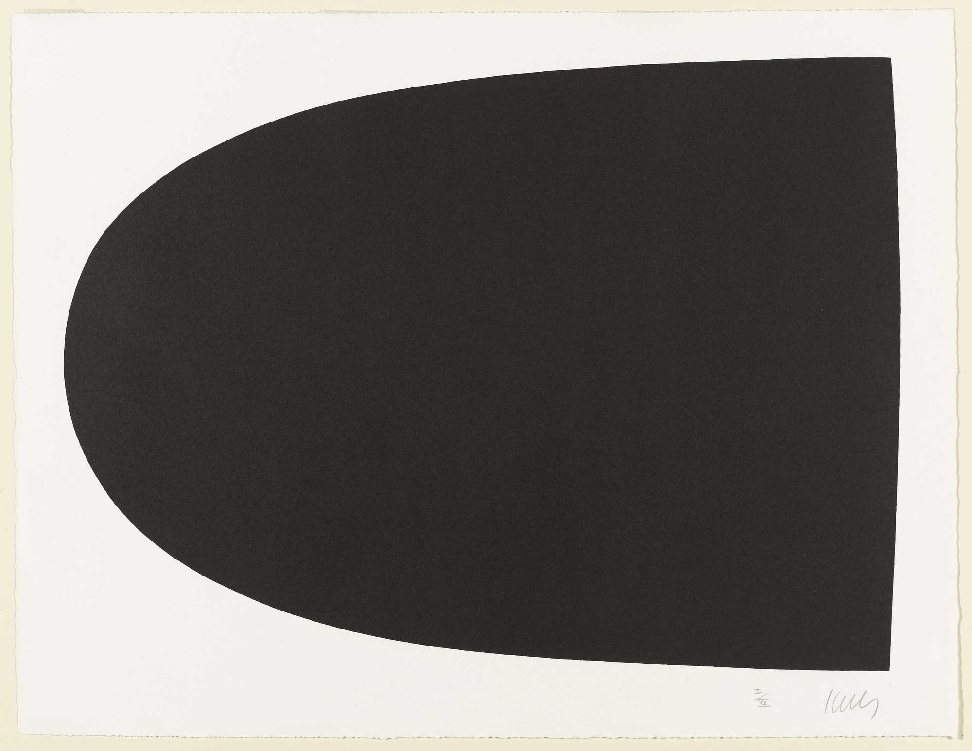 Ellsworth Kelly. Black Form from 9