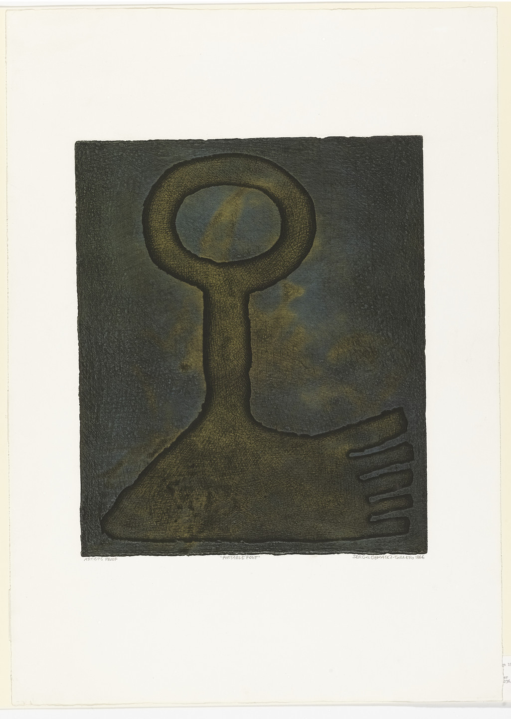 Sergio Gonzalez-Tornero. Portable Foot. 1966