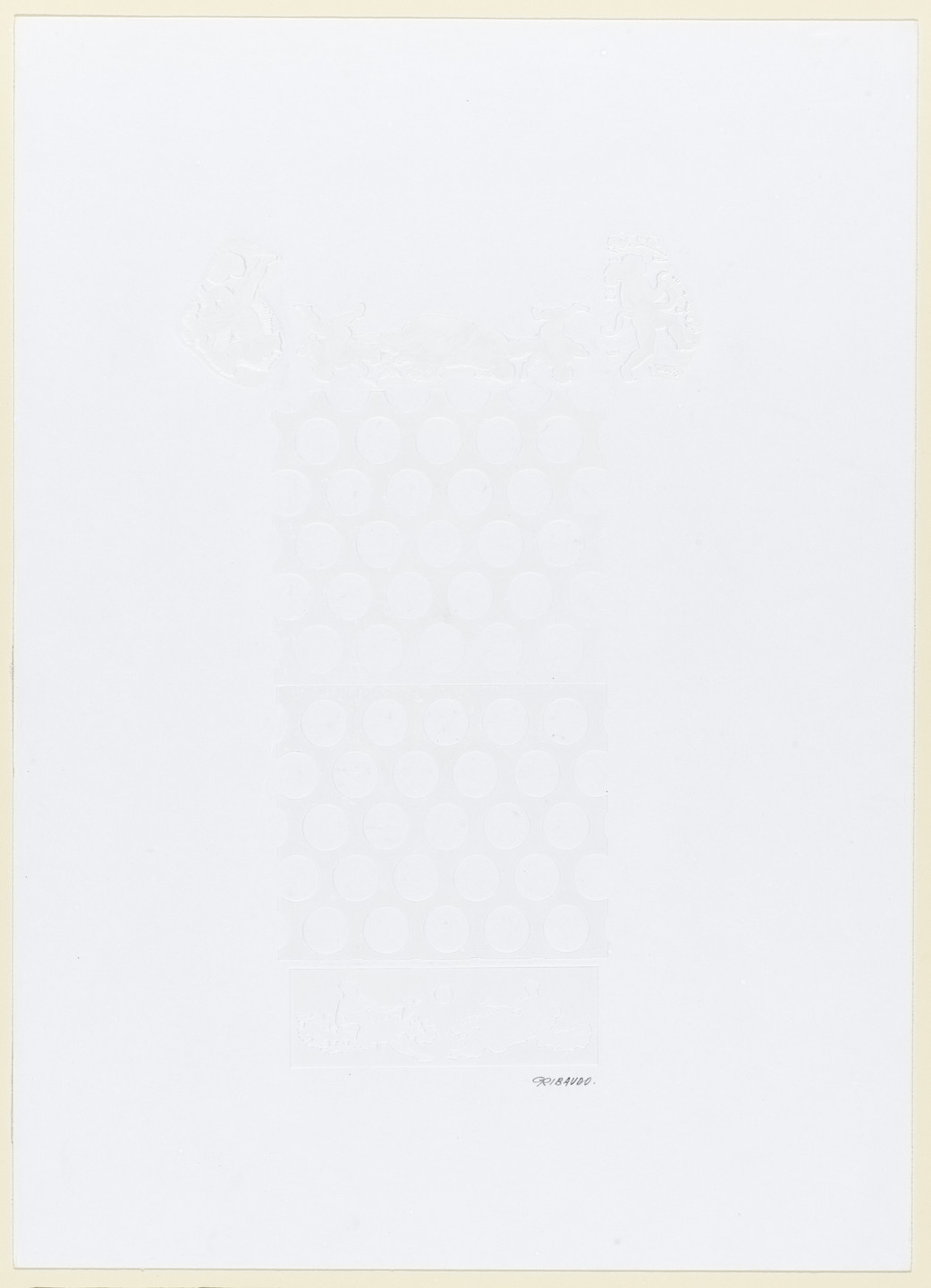 Ezio Gribaudo. Logogriph ER. 1969