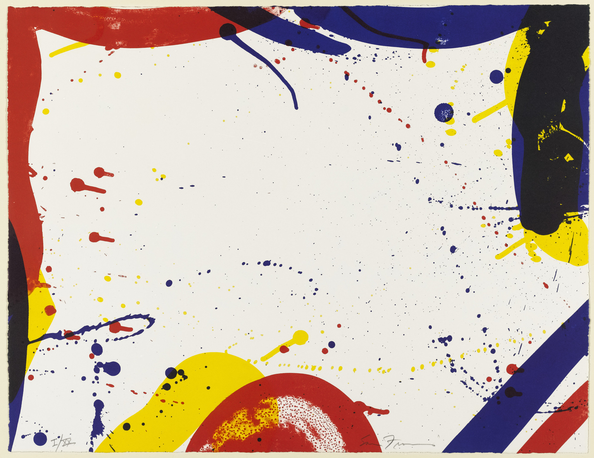 Sam Francis. Untitled from 9. 1967 | MoMA