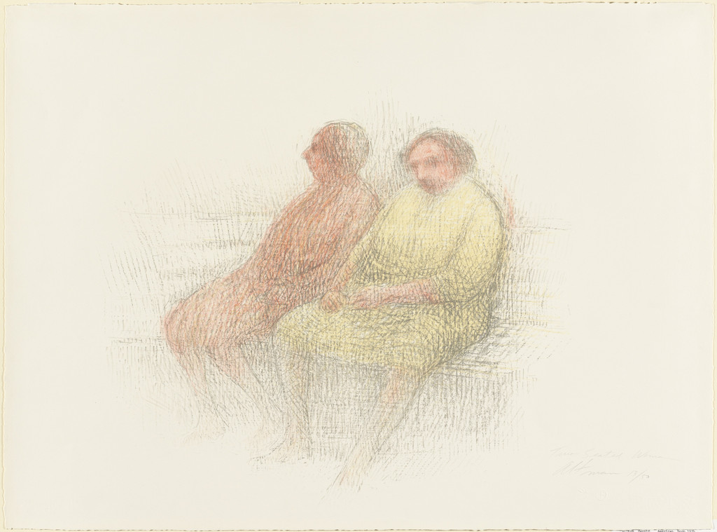 Two Seated Women