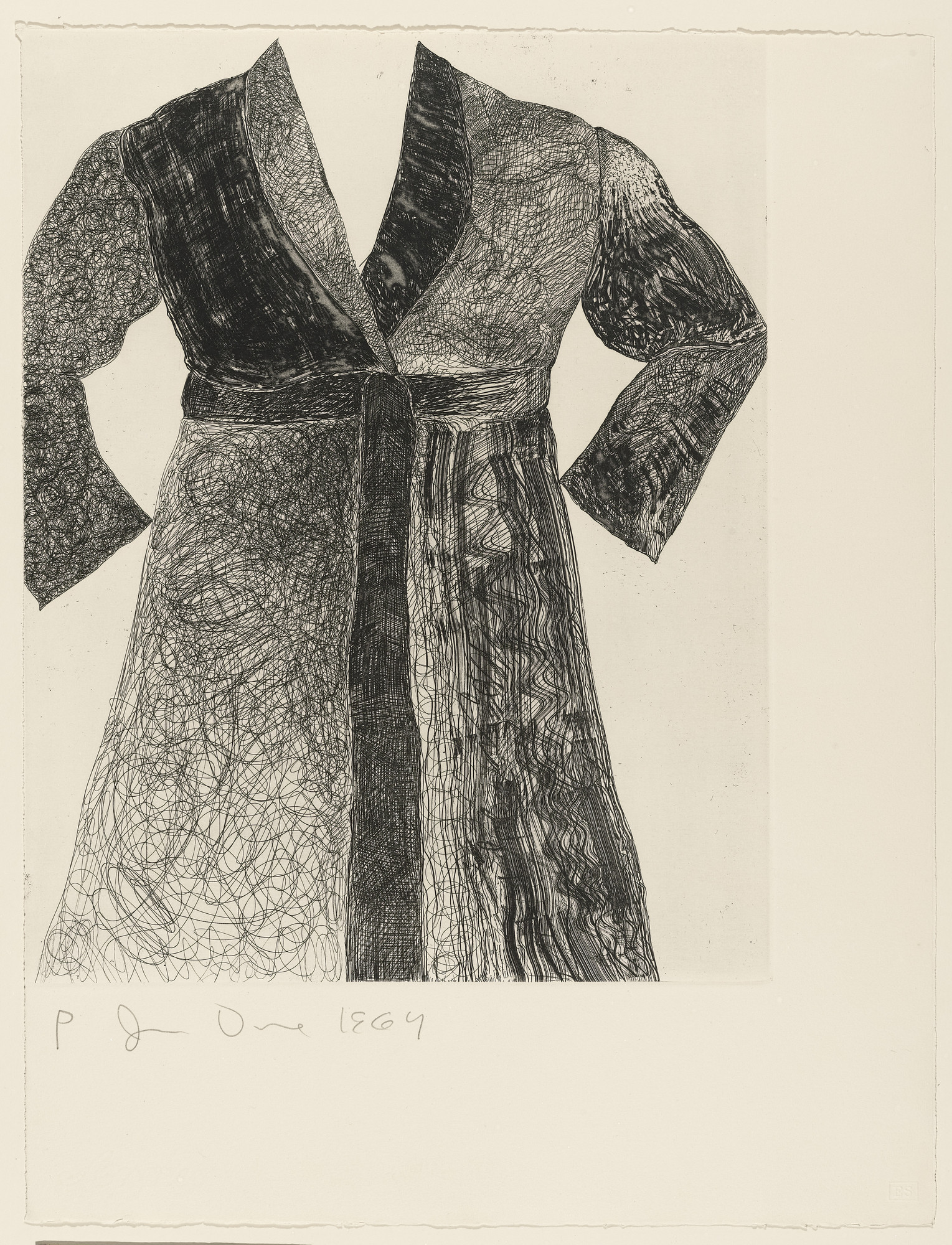 Jim Dine. Self-Portrait (Zinc & Acid) from New York Ten