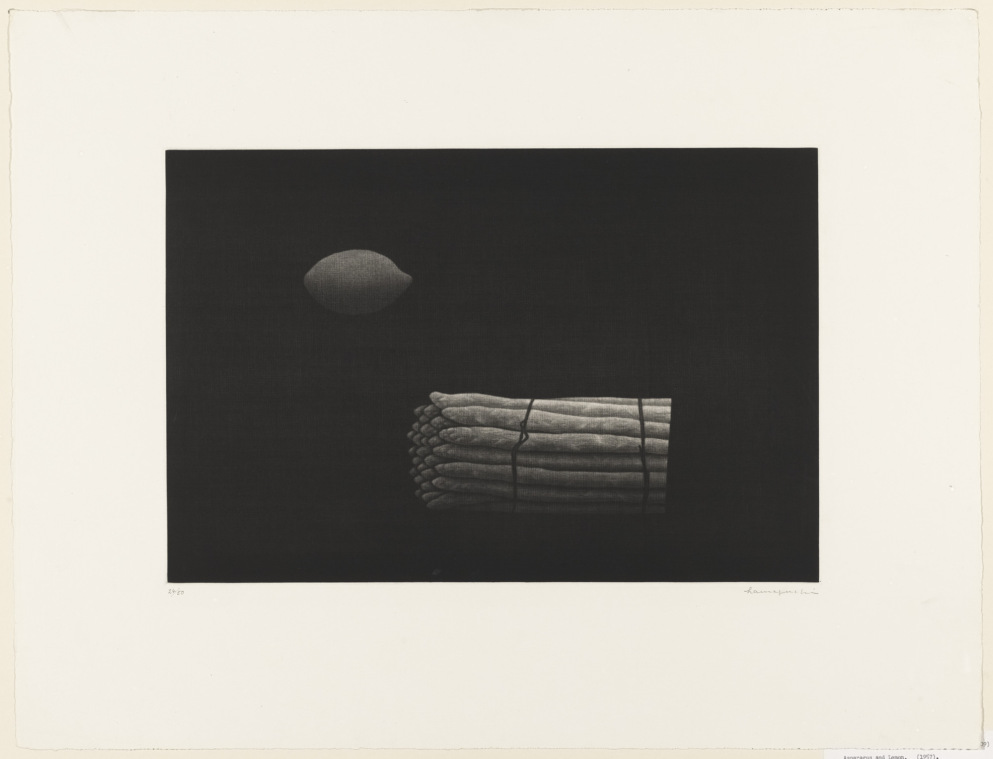 Yozo Hamaguchi. Asparagus and Lemon