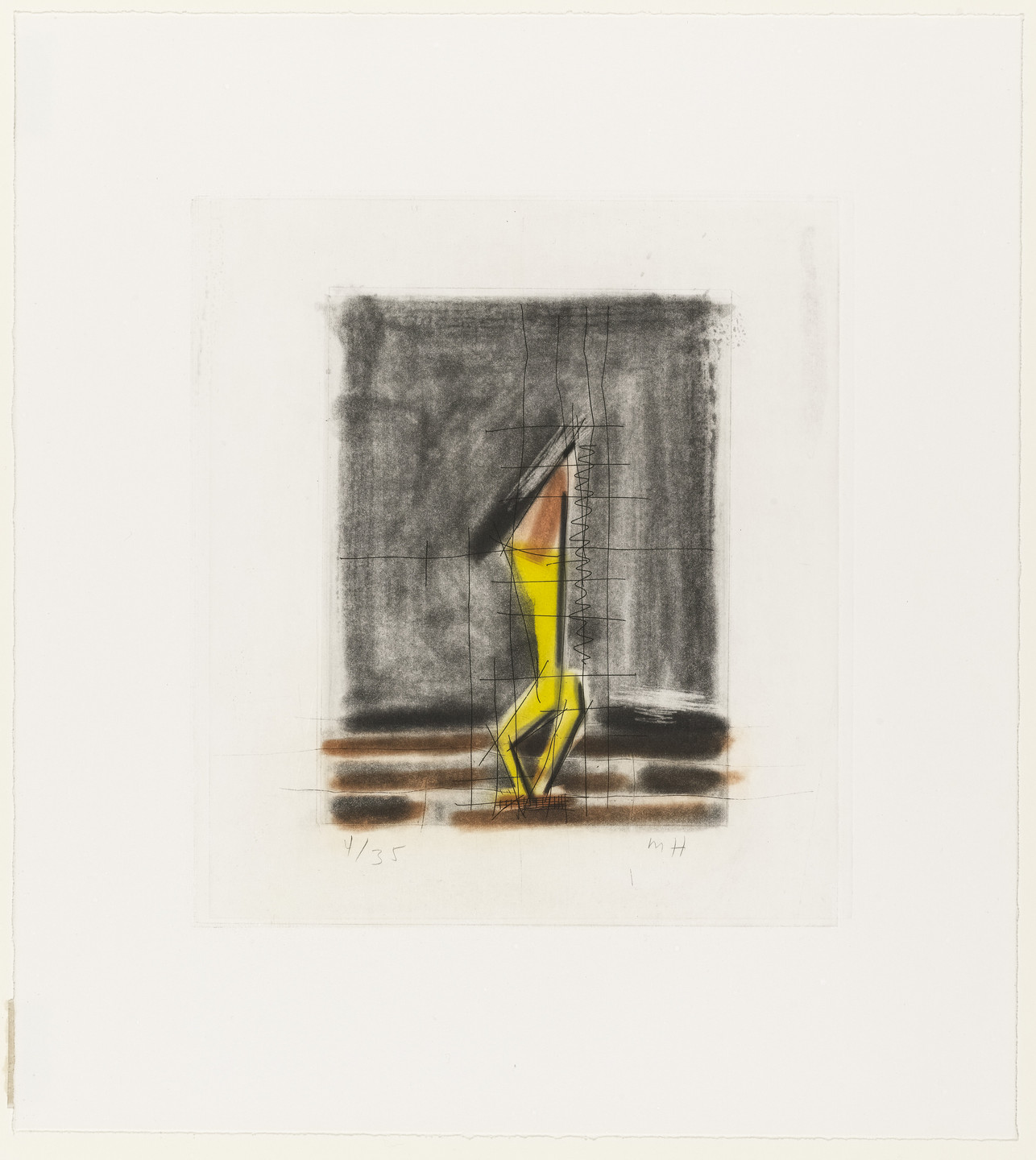 Michael Hurson. Pencil Engraving (Gravure de crayon). 1987