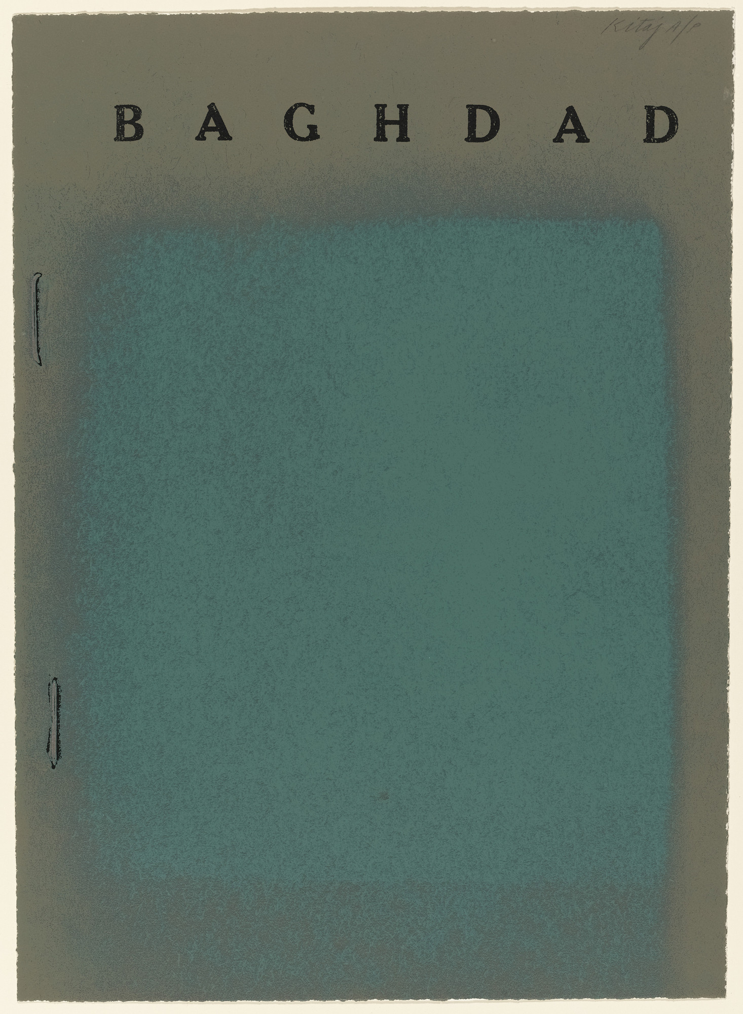 R. B. Kitaj. Baghdad from Prints for Phoenix House