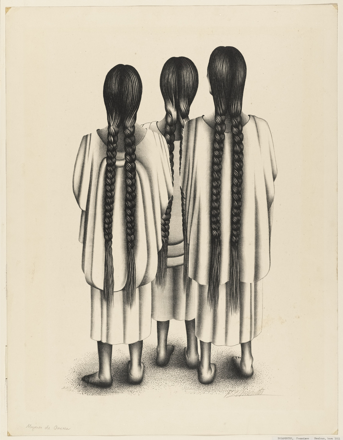 Francisco Dosamantes. Three Women (Tres mujeres). 1940