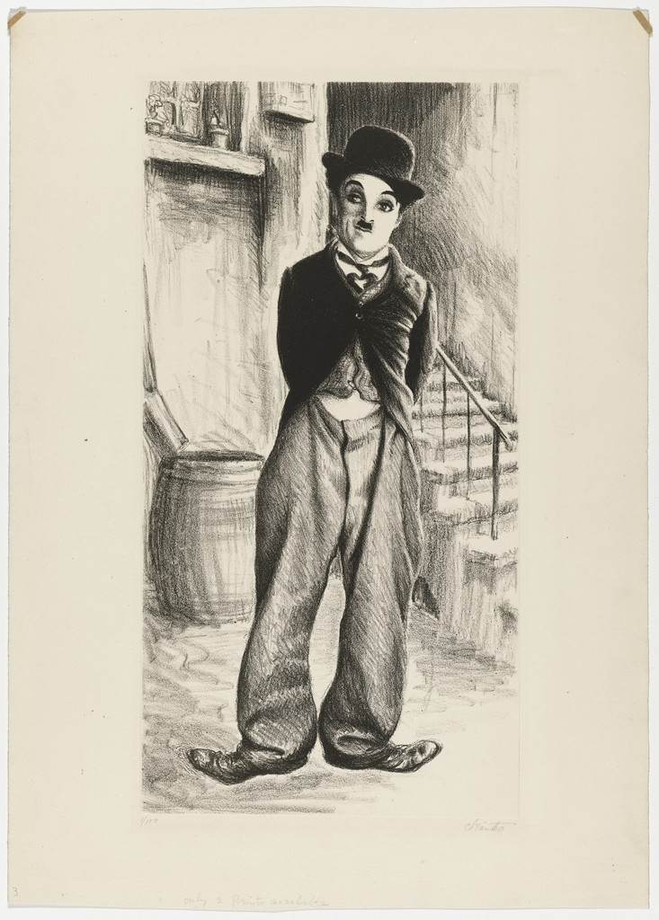 "Charlot" (Portrait of Charlie Chaplin)