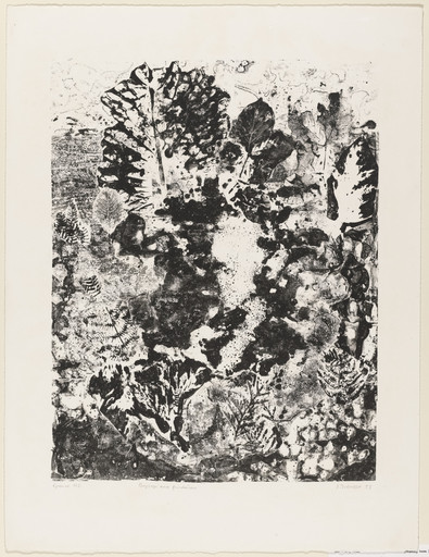 Jean Dubuffet. Landscape with Foliage (Paysage aux frondaisons
