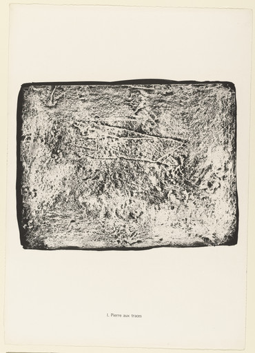 Jean Dubuffet. The Elemental (L'Elémentaire) from Phenomena (Les Phénomènes). 1958