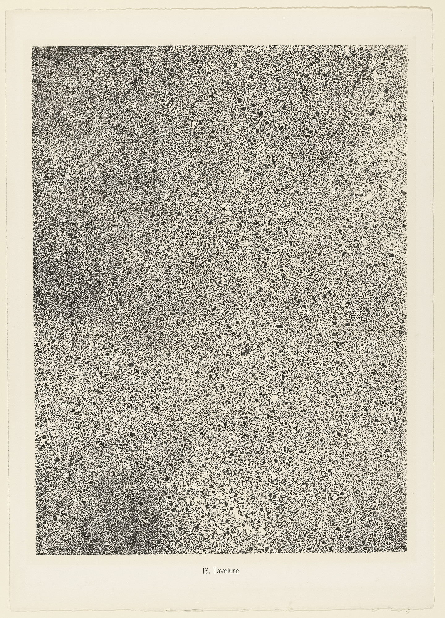 Jean Dubuffet. Speckles (Tavelure) from the portfolio The Taker of