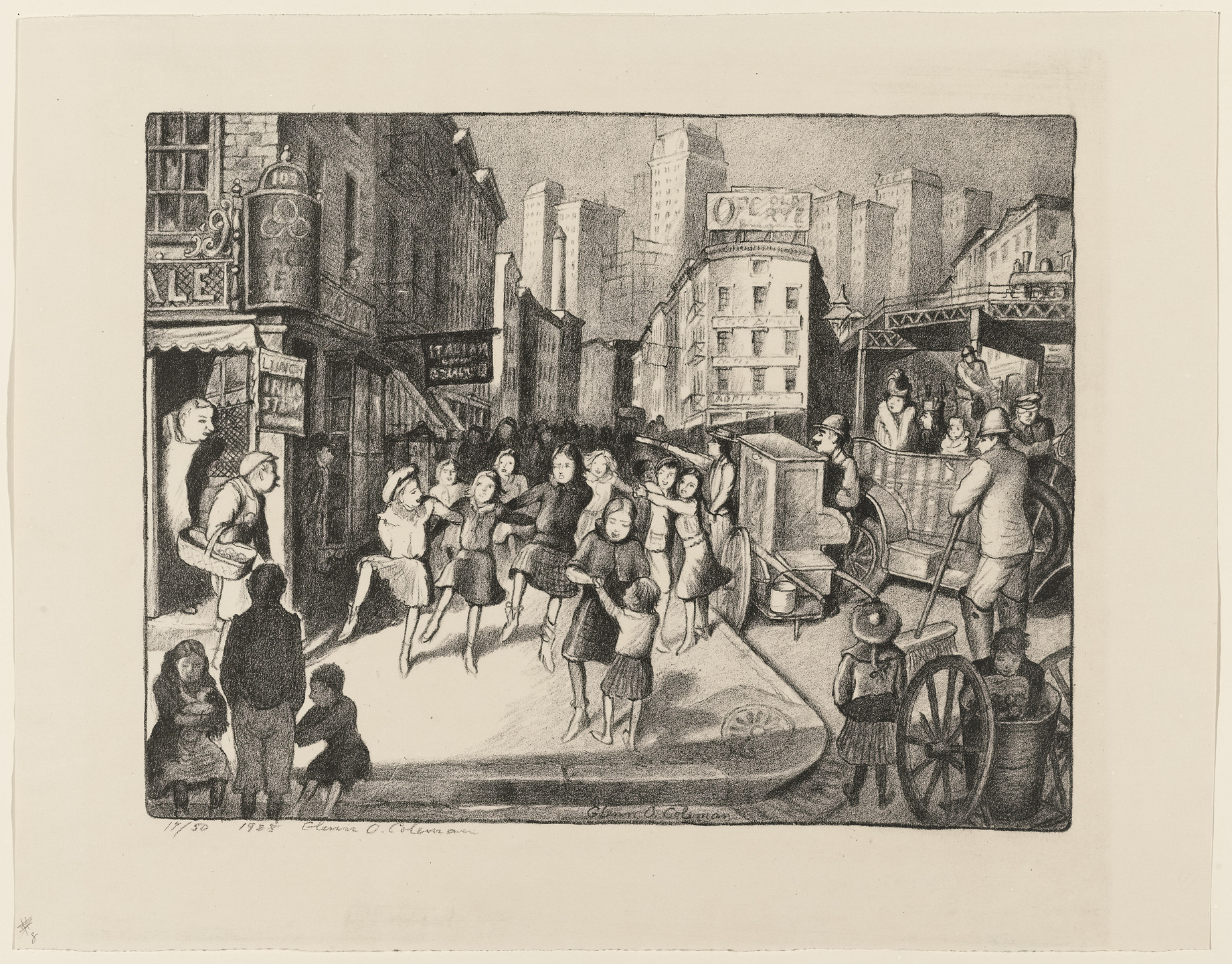 Glenn O. Coleman. Hurdy Gurdy Ballet. 1928
