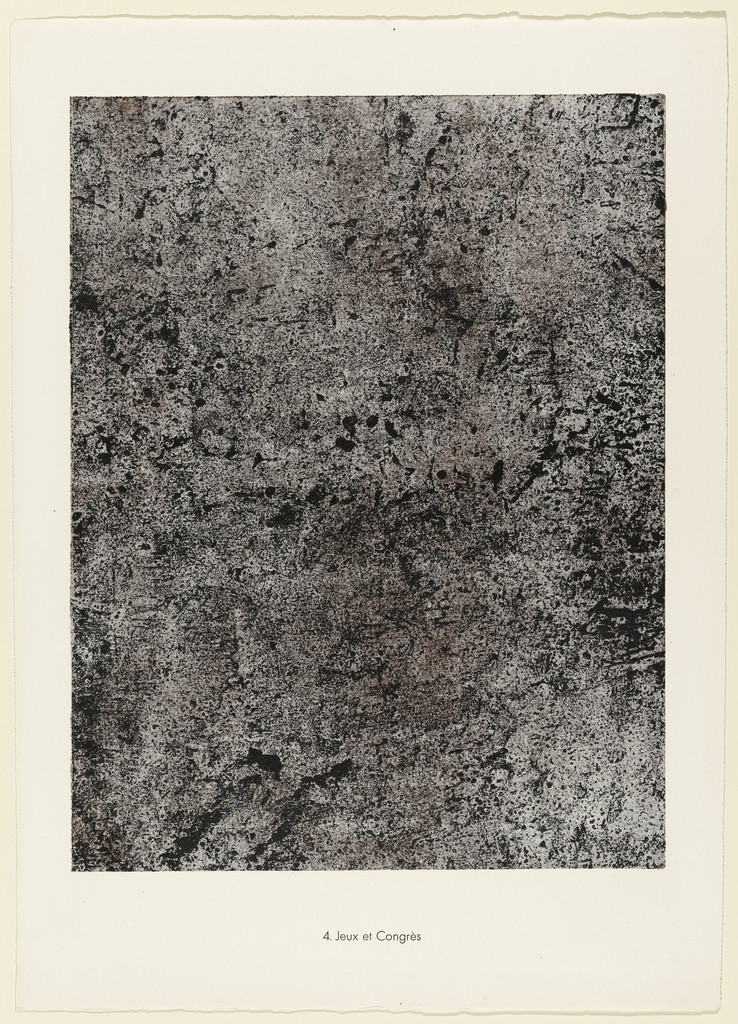 Games and Congress (Jeux et Congrès) from the portfolio Cadaster (Cadastre) from Phenomena (Les Phénomènes)